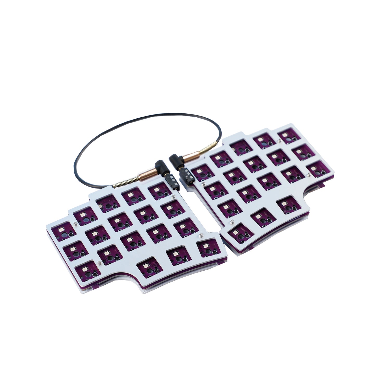 YMDK Split36 keys Ergonomics 40% Layout Hotswappable Mechanical Keyboard RGB QMK VIAL All key programmable Mini Keyboard Kit