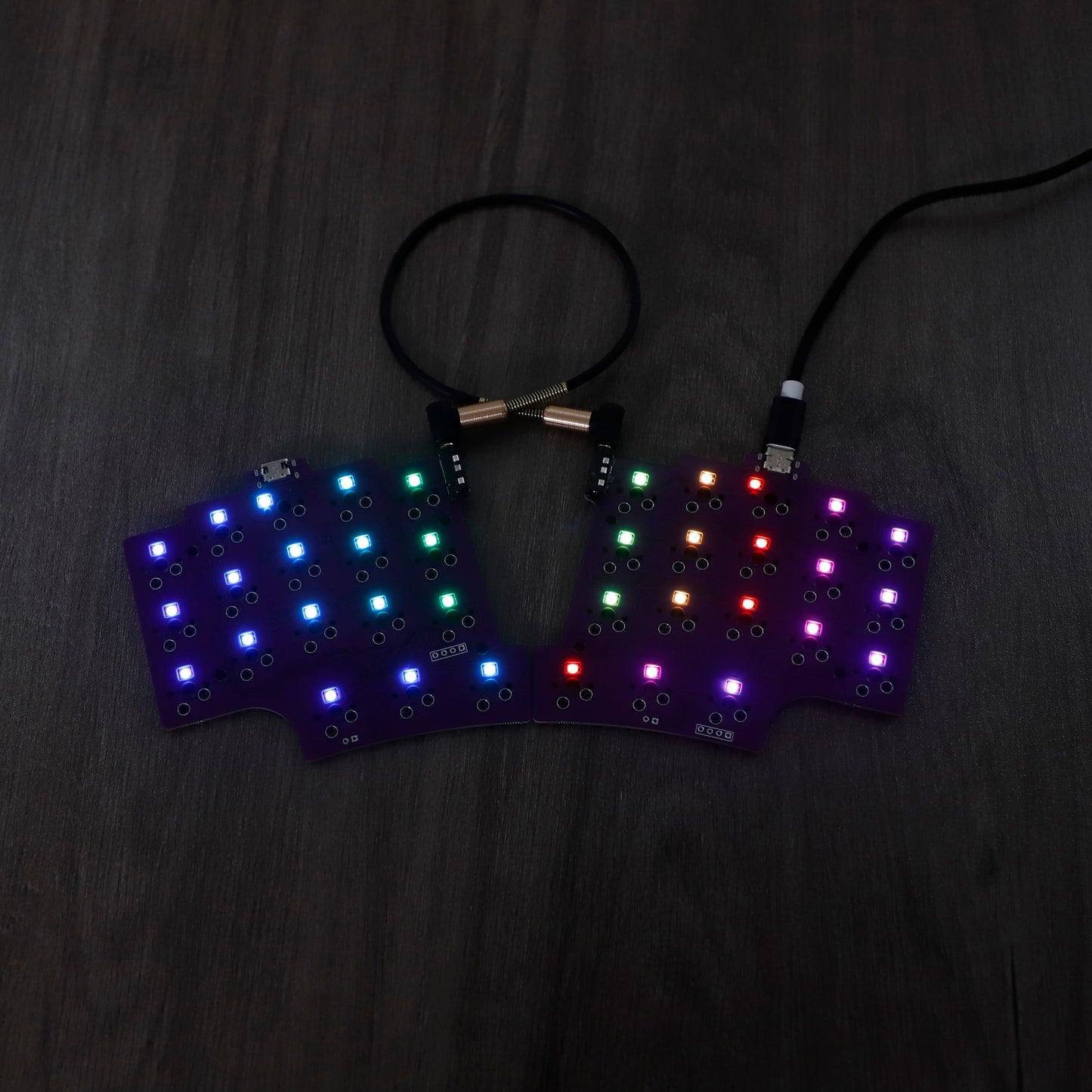 YMDK Split36 keys Ergonomics 40% Layout Hotswappable Mechanical Keyboard RGB QMK VIAL All key programmable Mini Keyboard Kit