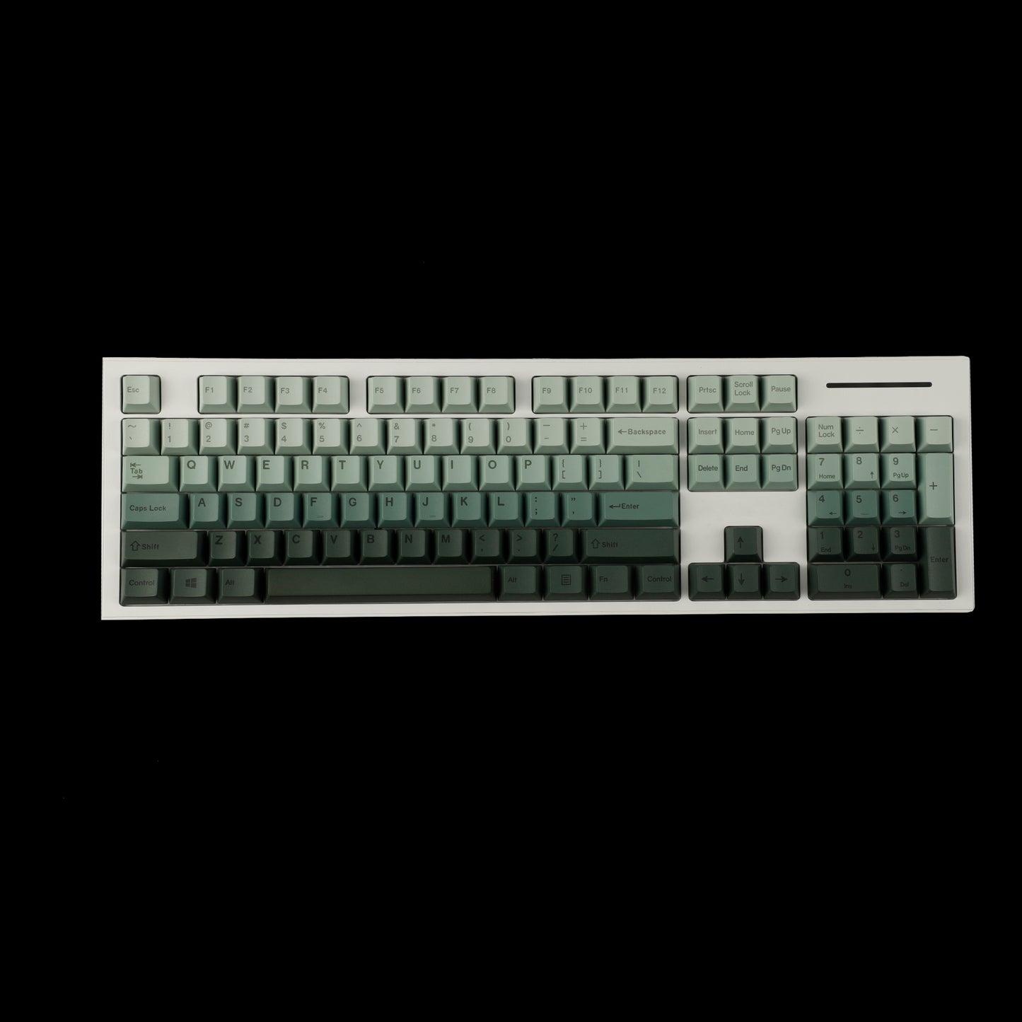 YMDK Cherry Profile Gradient Color Keycap( Dye Subbed Keycap Set Thick PBT)