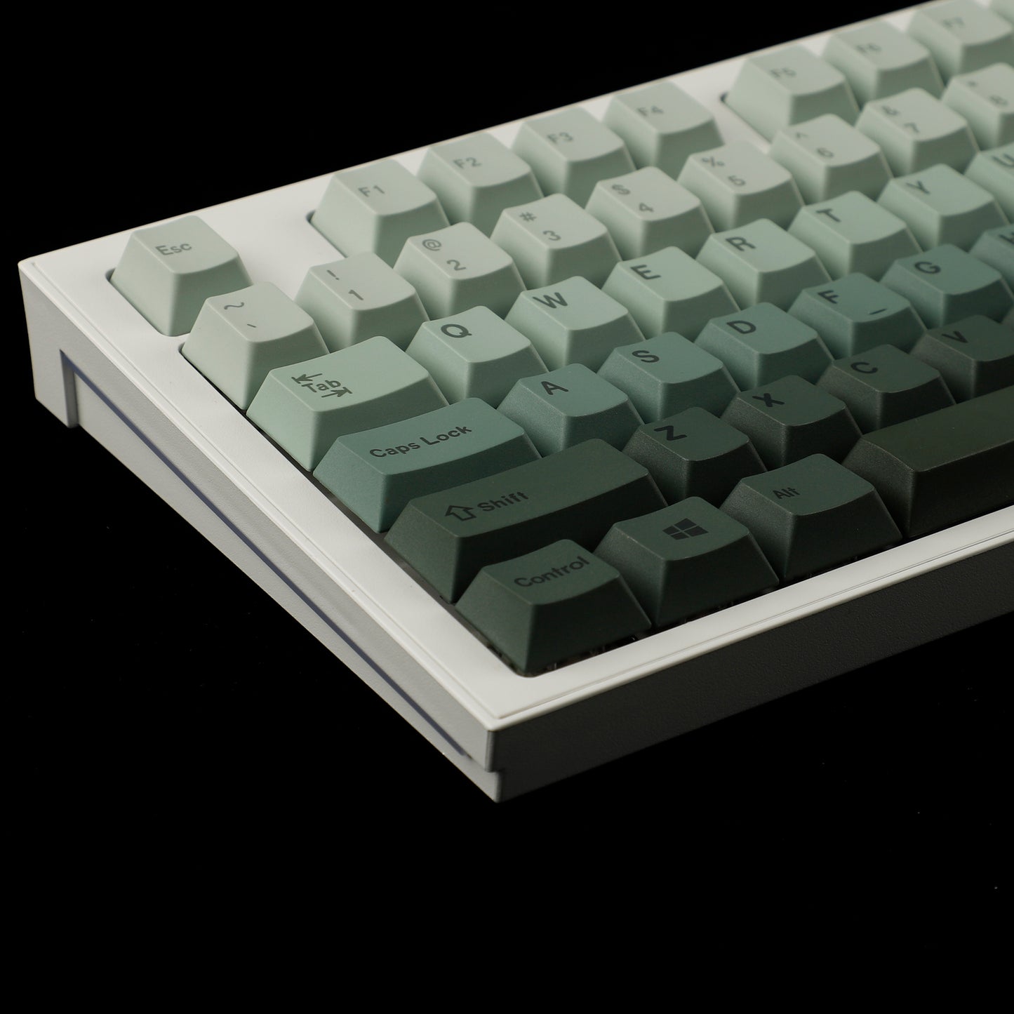 YMDK Cherry Profile Gradient Color Keycap( Dye Subbed Keycap Set Thick PBT)