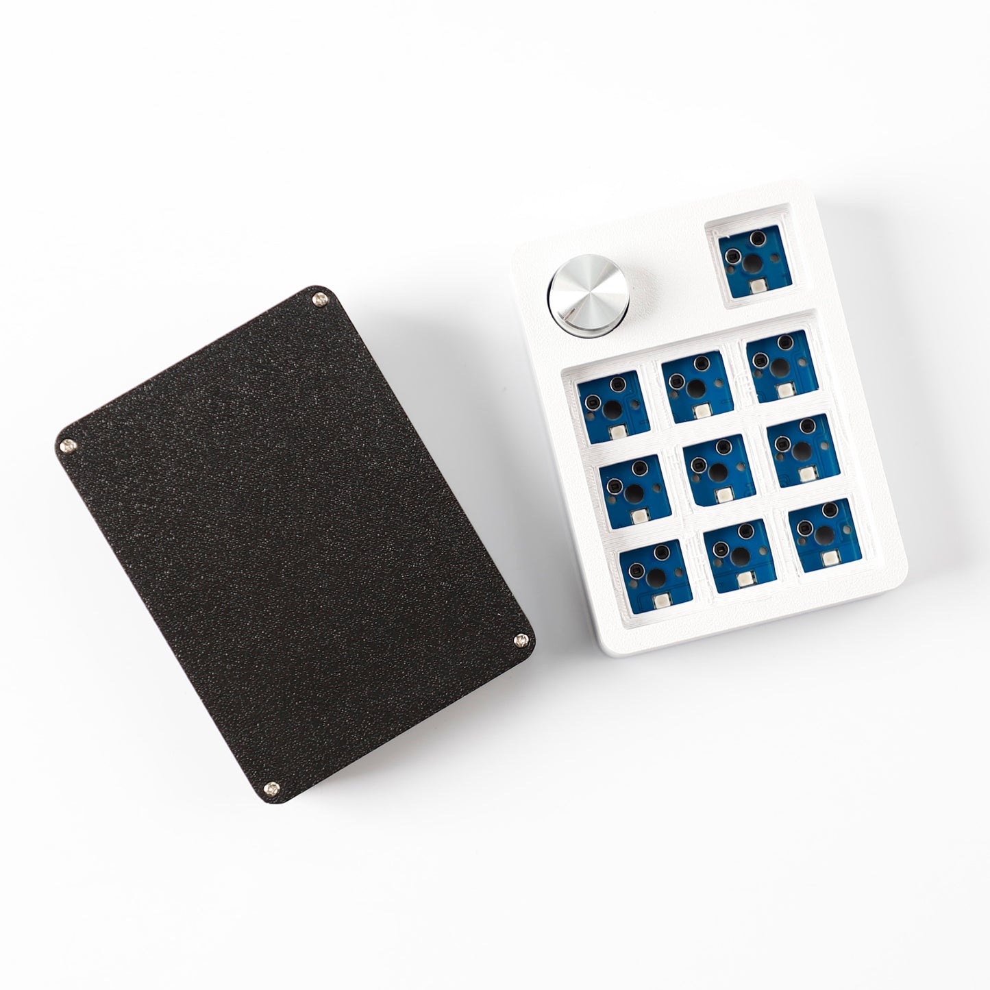 CV11 11-Key Mini Mechanical Keyboard – Wired, Hot-Swap, RGB Knob & PLA 3D Printed Case, Supports VIAL Macro for Gaming & Office