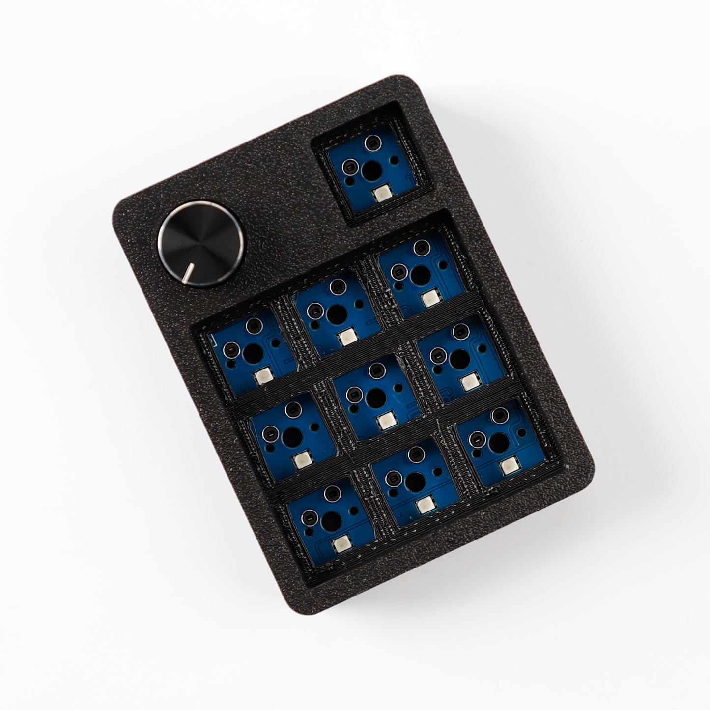 CV11 11-Key Mini Mechanical Keyboard – Wired, Hot-Swap, RGB Knob & PLA 3D Printed Case, Supports VIAL Macro for Gaming & Office