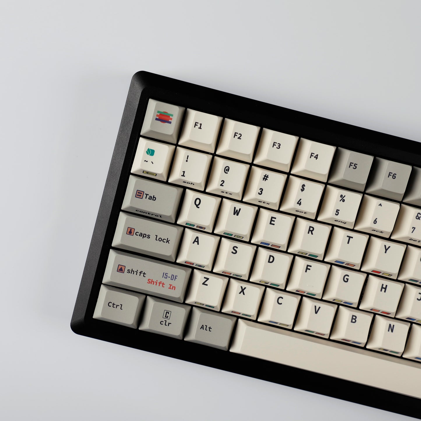 YMDK C64 R2 R3 Commodore Theme 153 keycaps Retro Full Set PBT Keycap for Mechanical Keyboard (Cherry profile Dye sub)