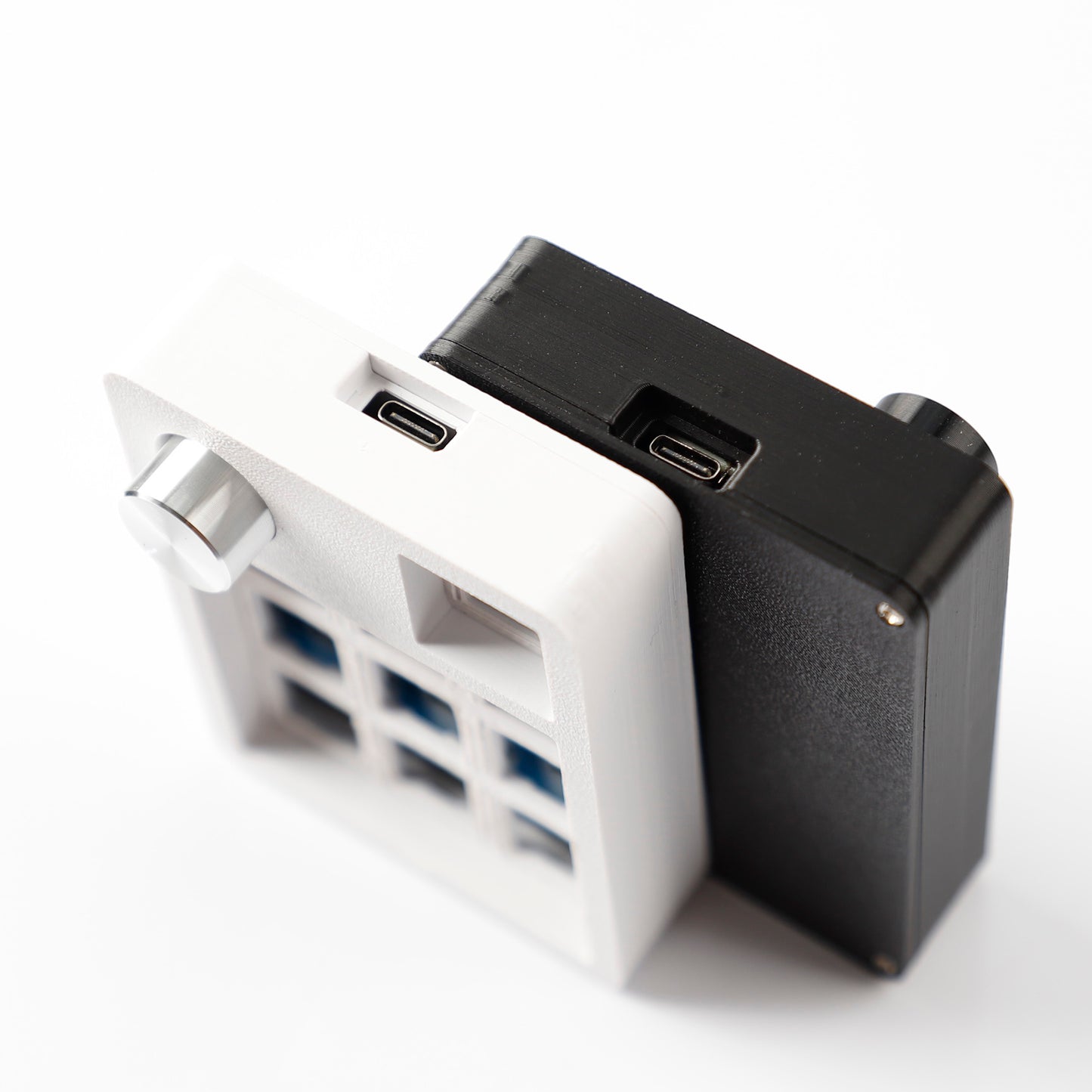 CV11 11-Key Mini Mechanical Keyboard – Wired, Hot-Swap, RGB Knob & PLA 3D Printed Case, Supports VIAL Macro for Gaming & Office