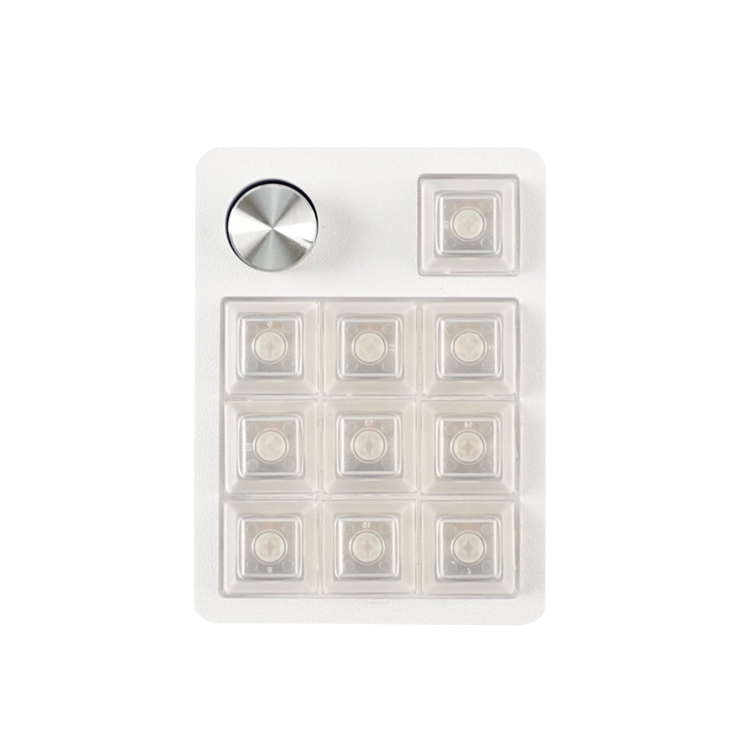 CV11 11-Key Mini Mechanical Keyboard – Wired, Hot-Swap, RGB Knob & PLA 3D Printed Case, Supports VIAL Macro for Gaming & Office