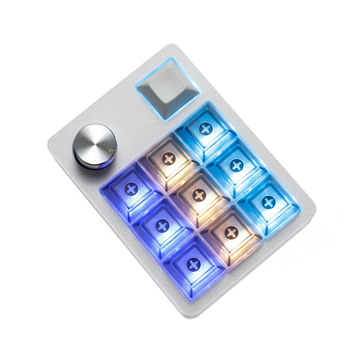 CV11 11-Key Mini Mechanical Keyboard – Wired, Hot-Swap, RGB Knob & PLA 3D Printed Case, Supports VIAL Macro for Gaming & Office