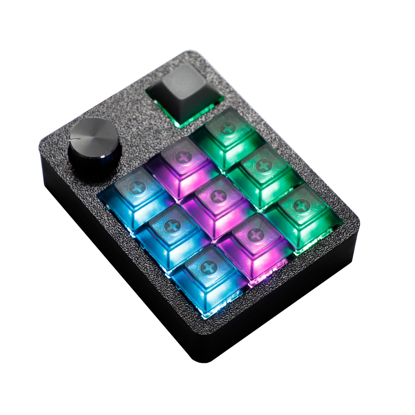 CV11 11-Key Mini Mechanical Keyboard – Wired, Hot-Swap, RGB Knob & PLA 3D Printed Case, Supports VIAL Macro for Gaming & Office