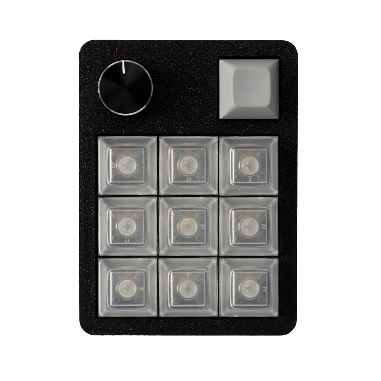 CV11 11-Key Mini Mechanical Keyboard – Wired, Hot-Swap, RGB Knob & PLA 3D Printed Case, Supports VIAL Macro for Gaming & Office