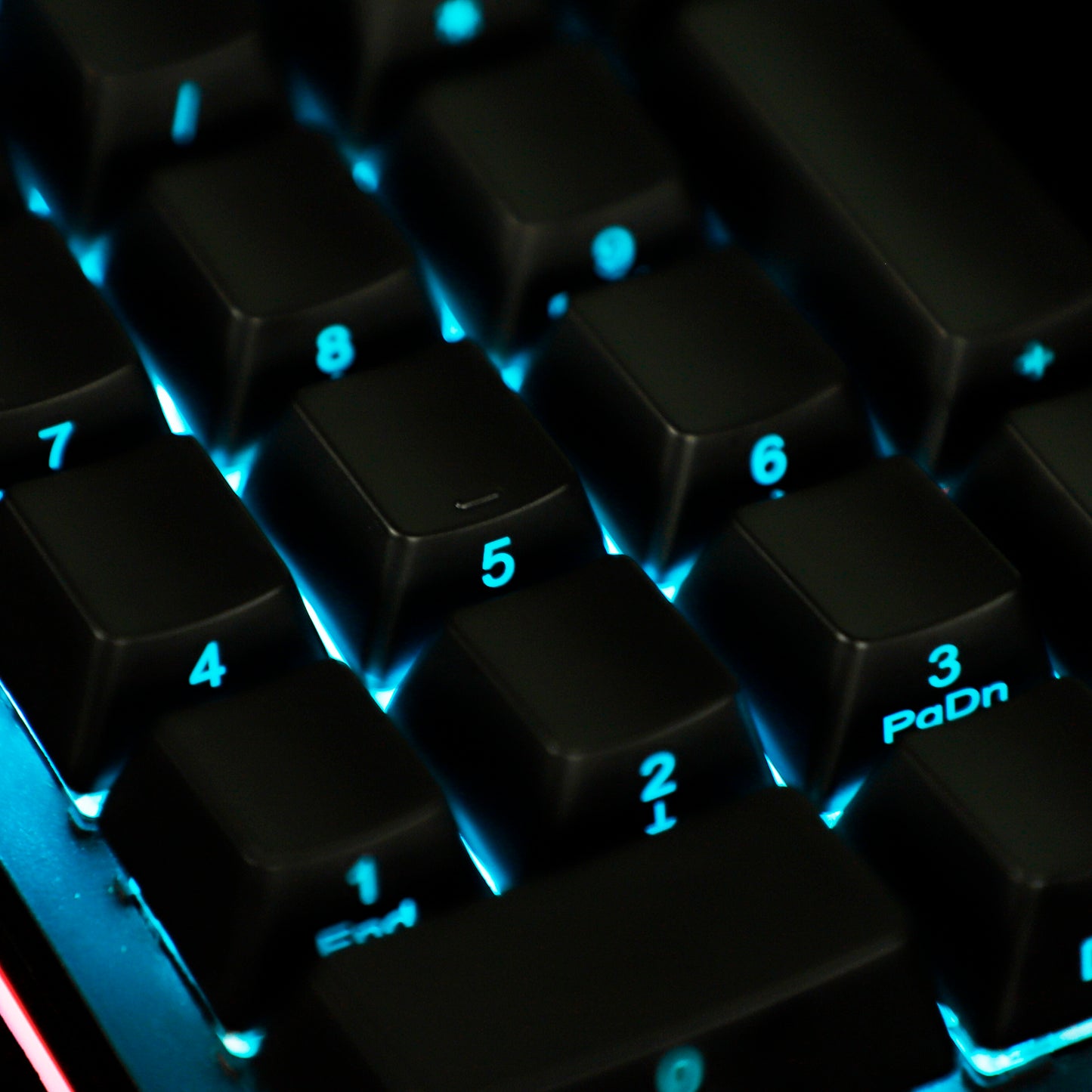 YMDK Black Side-lit 108 Keycaps(ABS OEM Profile1.5mm Thickness/108 TKL 61 Using)
