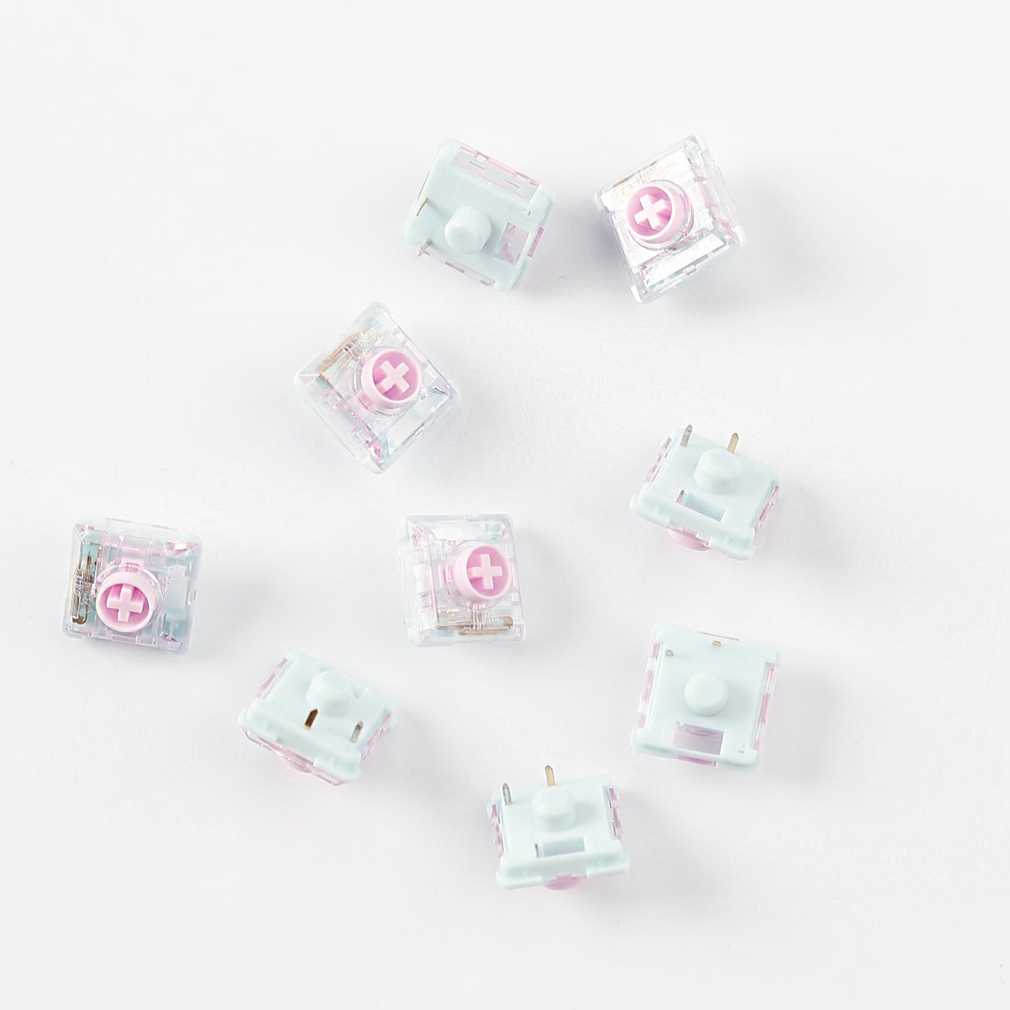 Kailh Saker 1353 3-Pin Mini Low Profile Linear Switches 0.8mm Ultra-Short Trigger 1.8mm Compact Travel Lightning-Fast Response for Pro Gaming Keyboards