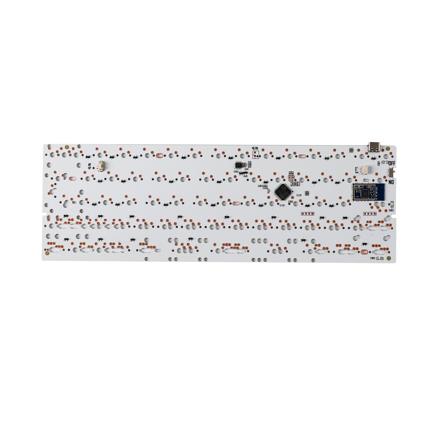 YMD60XS GH60 64 Minila QMK VIA Soldering Bluetooth PCB Fully Programmable For DIY Mechanical Keyboard Ble YD64MQ Poker HHKB