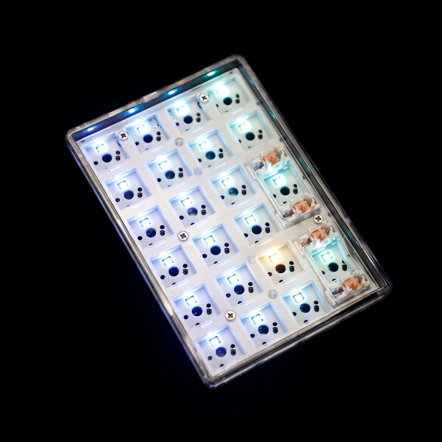 K22 Triple Mode 22 keys Hot Swap Numpad(Wired&Bluetooth&2.4G Wireless PC Case)