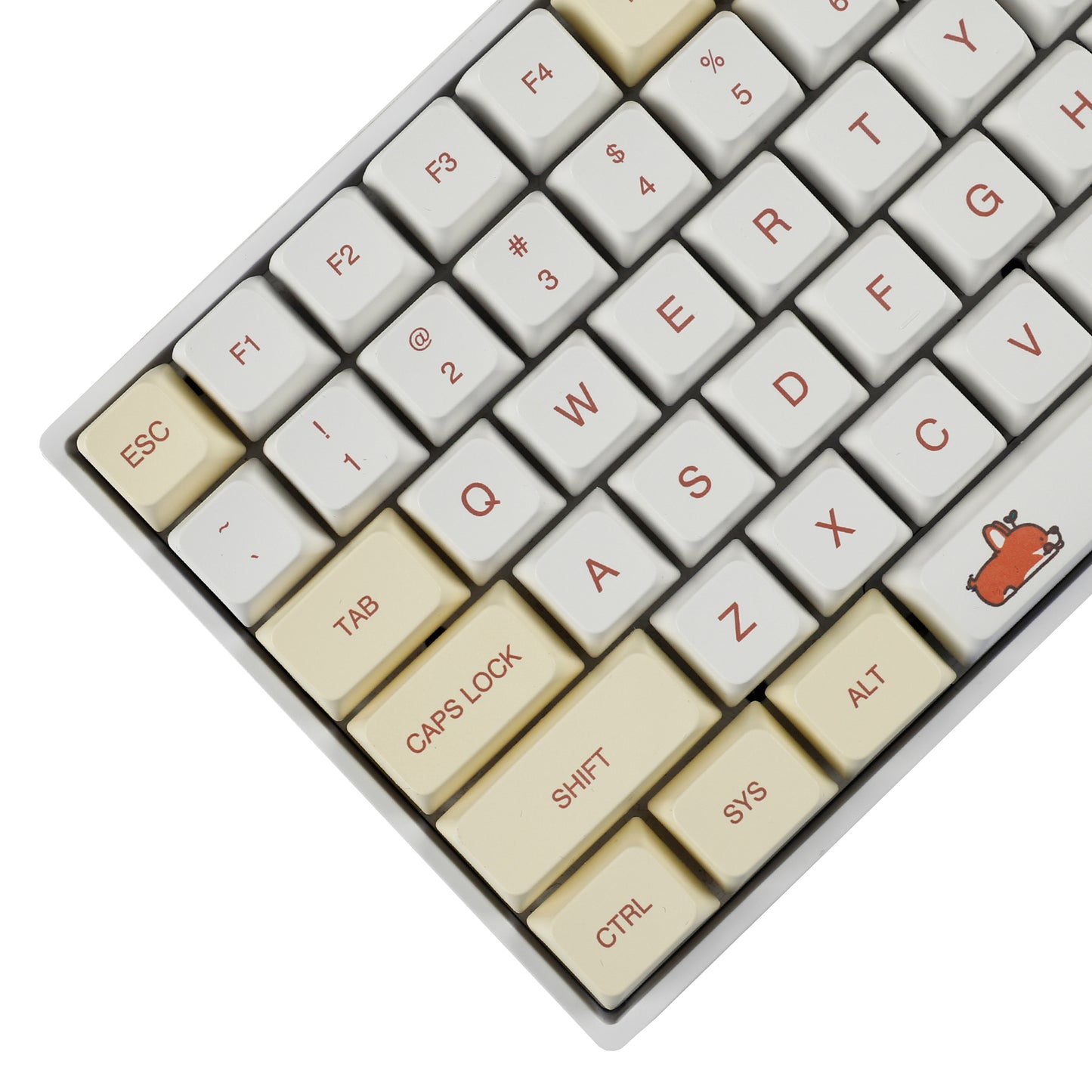 YMDK Shiba Inu 139 Keycaps(Dye Sub MDA Profile 1.55mm)