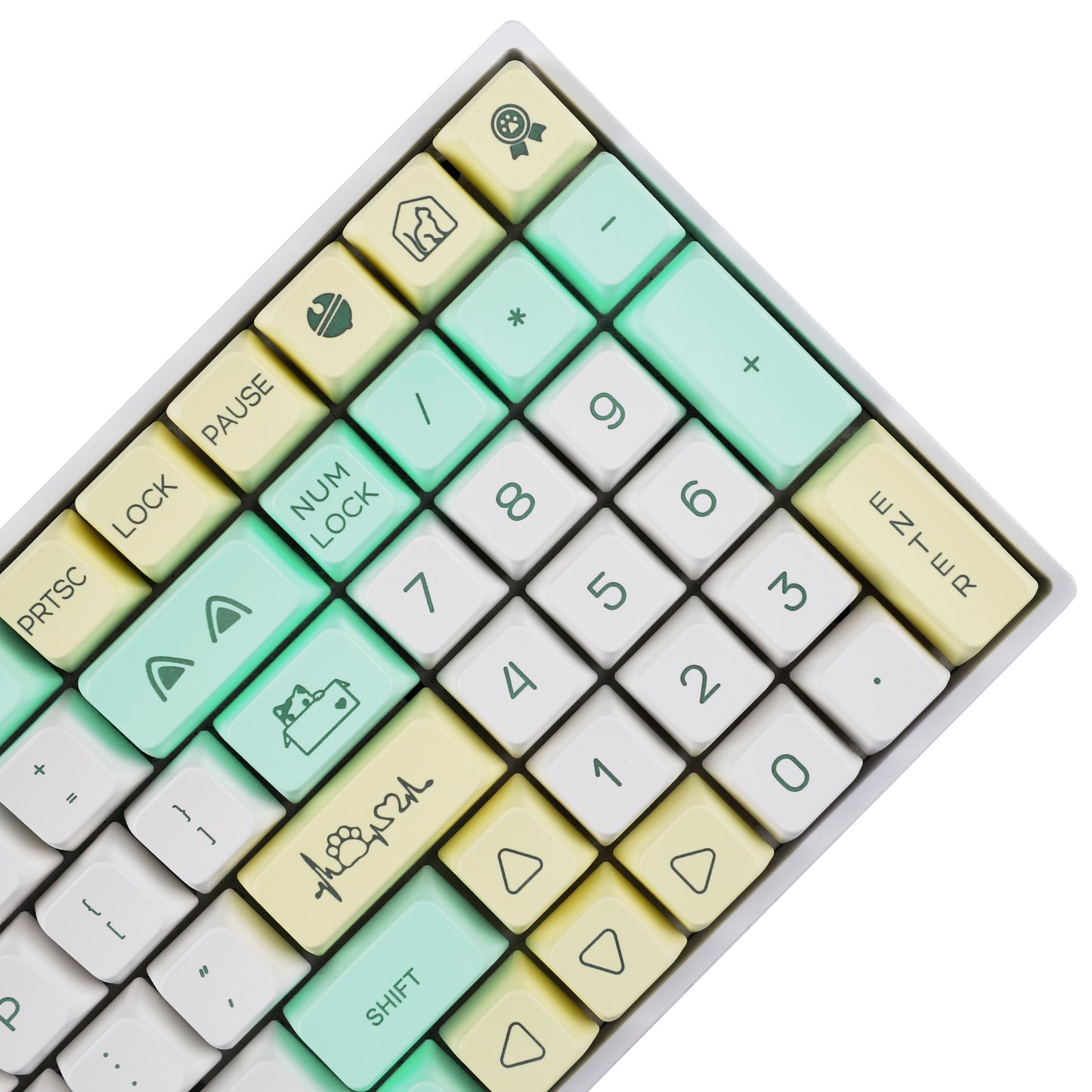 YMDK Peeking Cat 144 Keycaps(Dye SubMDA Profile 1.55mm)