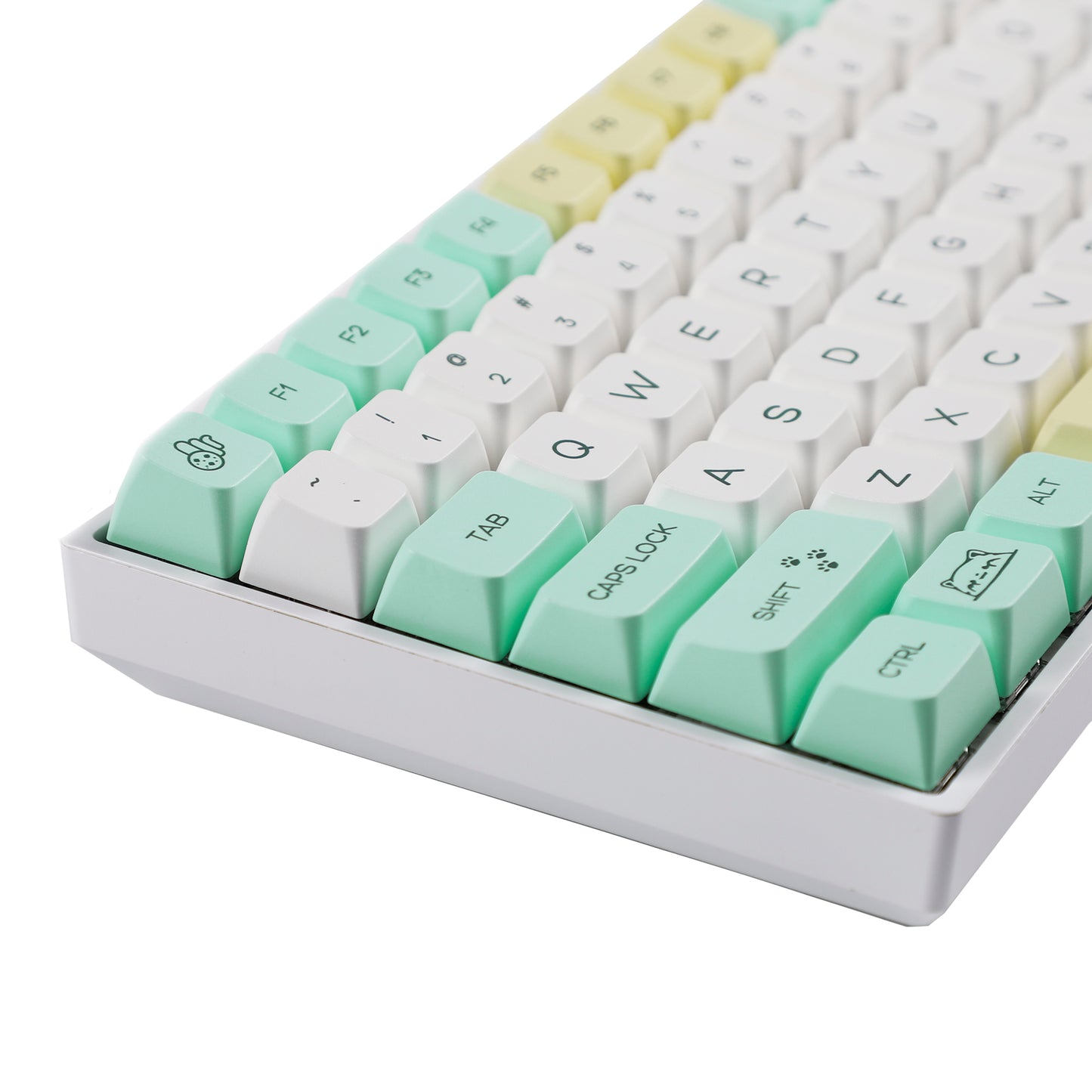 YMDK Peeking Cat 144 Keycaps(Dye SubMDA Profile 1.55mm)