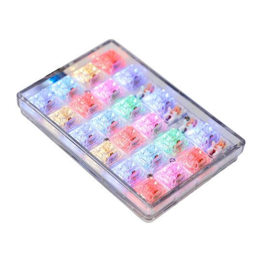 K22 Triple Mode 22 keys Hot Swap Numpad(Wired&Bluetooth&2.4G Wireless PC Case)