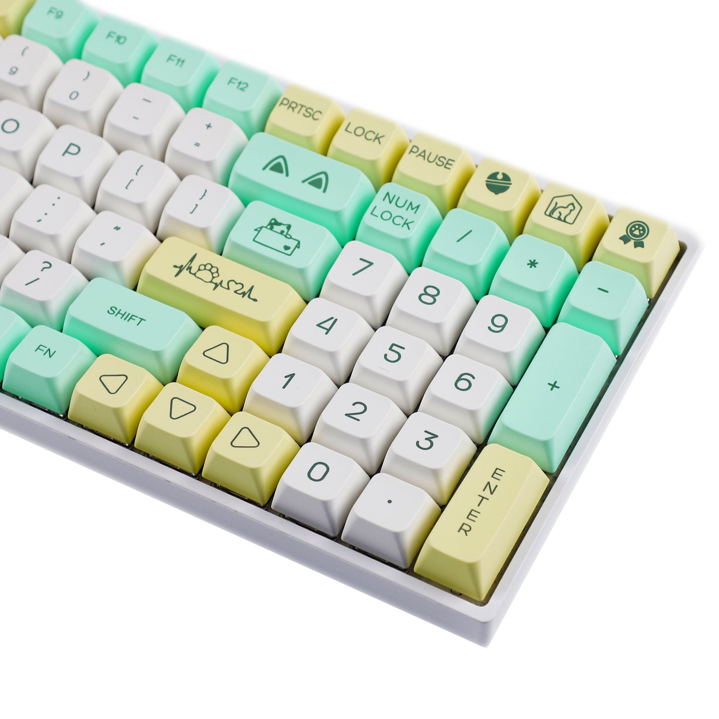 YMDK Peeking Cat 144 Keycaps(Dye SubMDA Profile 1.55mm)