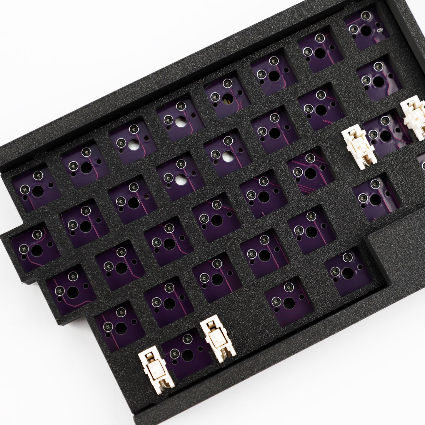 WHKB Wireless Split Mechanical Keyboard, 2.4G Ergonomic Split Hot Swap Keyboard, Programmable VIAL Gaming Keyboard Kit