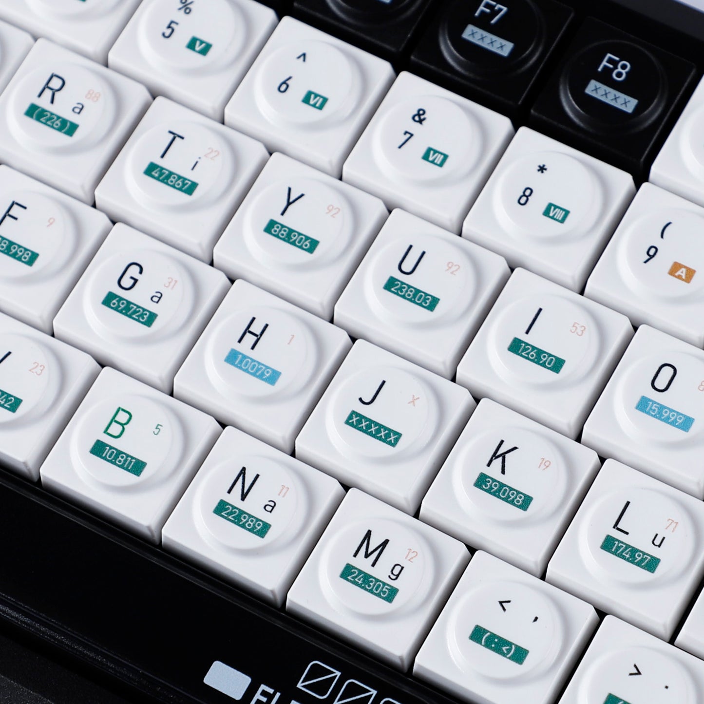 YMDK Bricks Full Set 138 keys Keycaps Classic Blocks Theme Color UV Print Frosted Low Profile Keycap for Mechanical Keyboard 104 87 84 68 61