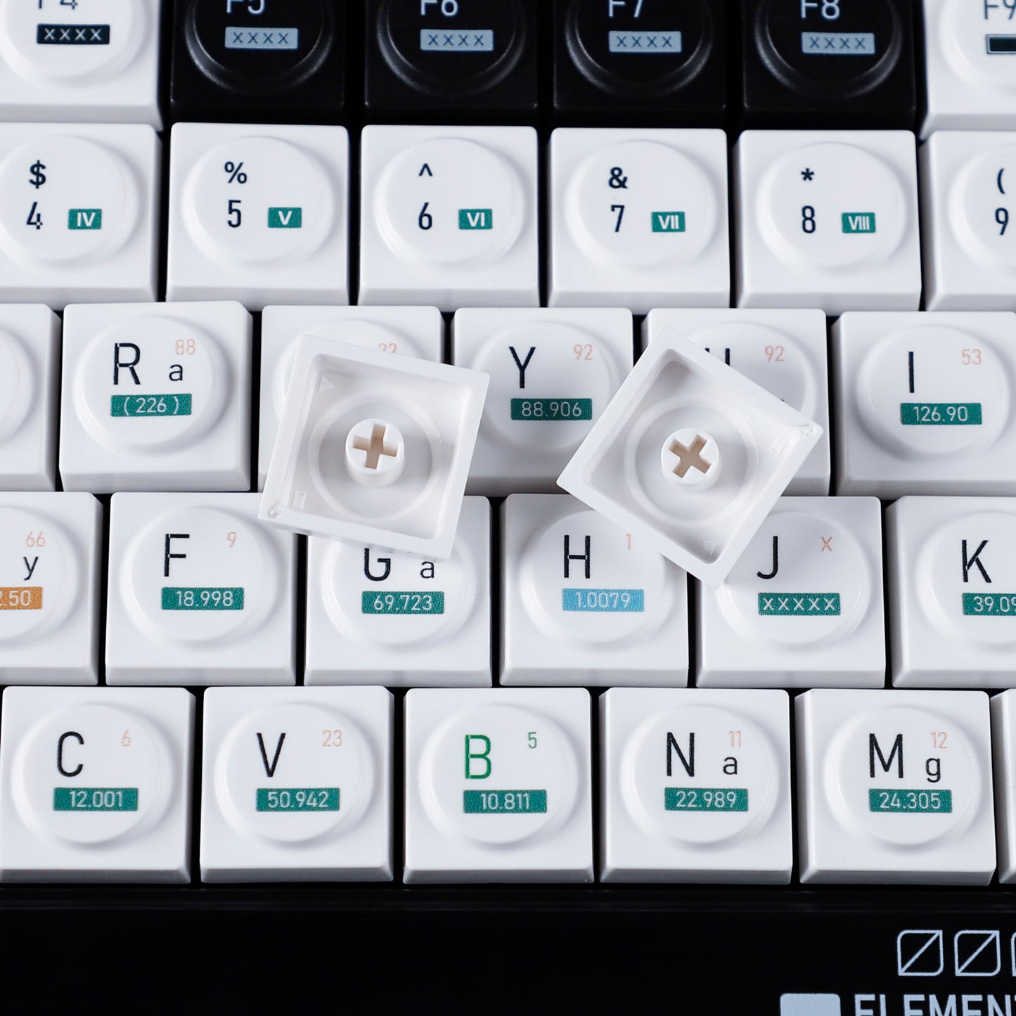 YMDK Bricks Full Set 138 keys Keycaps Classic Blocks Theme Color UV Print Frosted Low Profile Keycap for Mechanical Keyboard 104 87 84 68 61