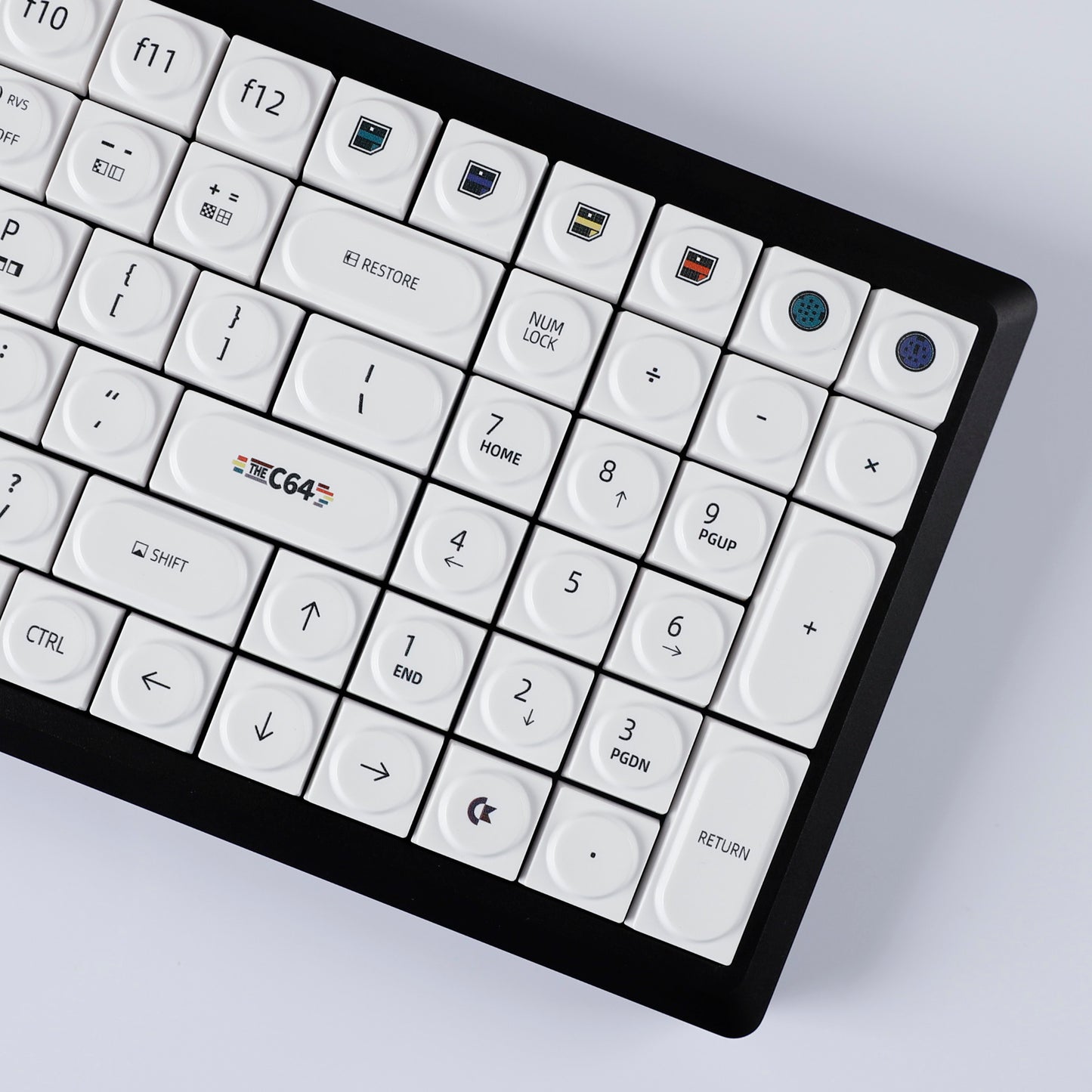 YMDK Bricks Full Set 138 keys Keycaps Classic Blocks Theme Color UV Print Frosted Low Profile Keycap for Mechanical Keyboard 104 87 84 68 61