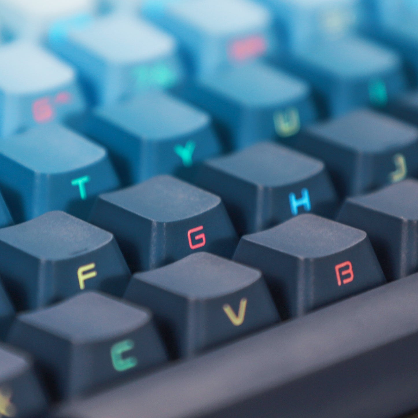 YMDK Moonrise Sidelit 134 Keycaps(Double Shot OEM Profile/108 TKL 61 65% NJ80 NCR80 84 96 Using)