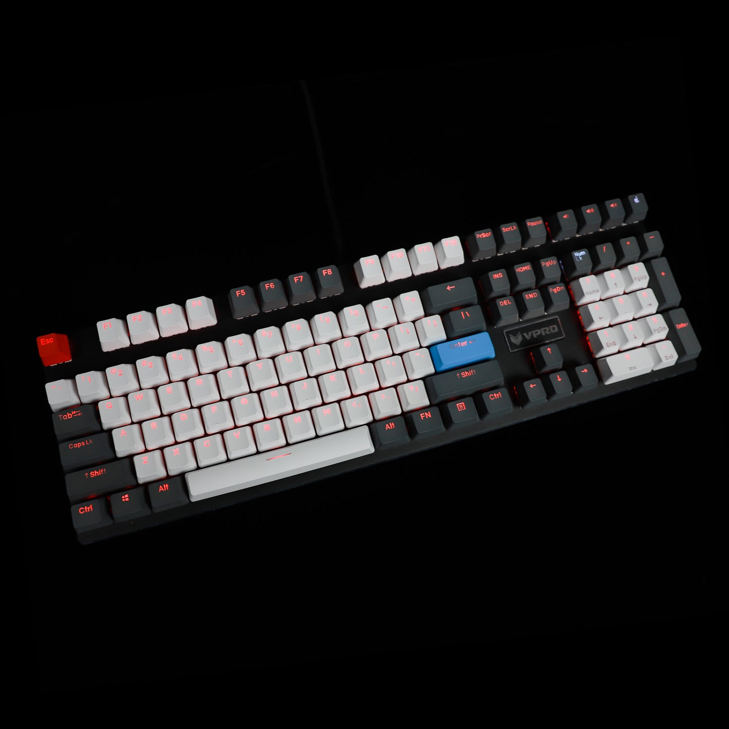 YMDK Custom Theme Backlit 122 Keycaps(Double Shot OEM Profile)