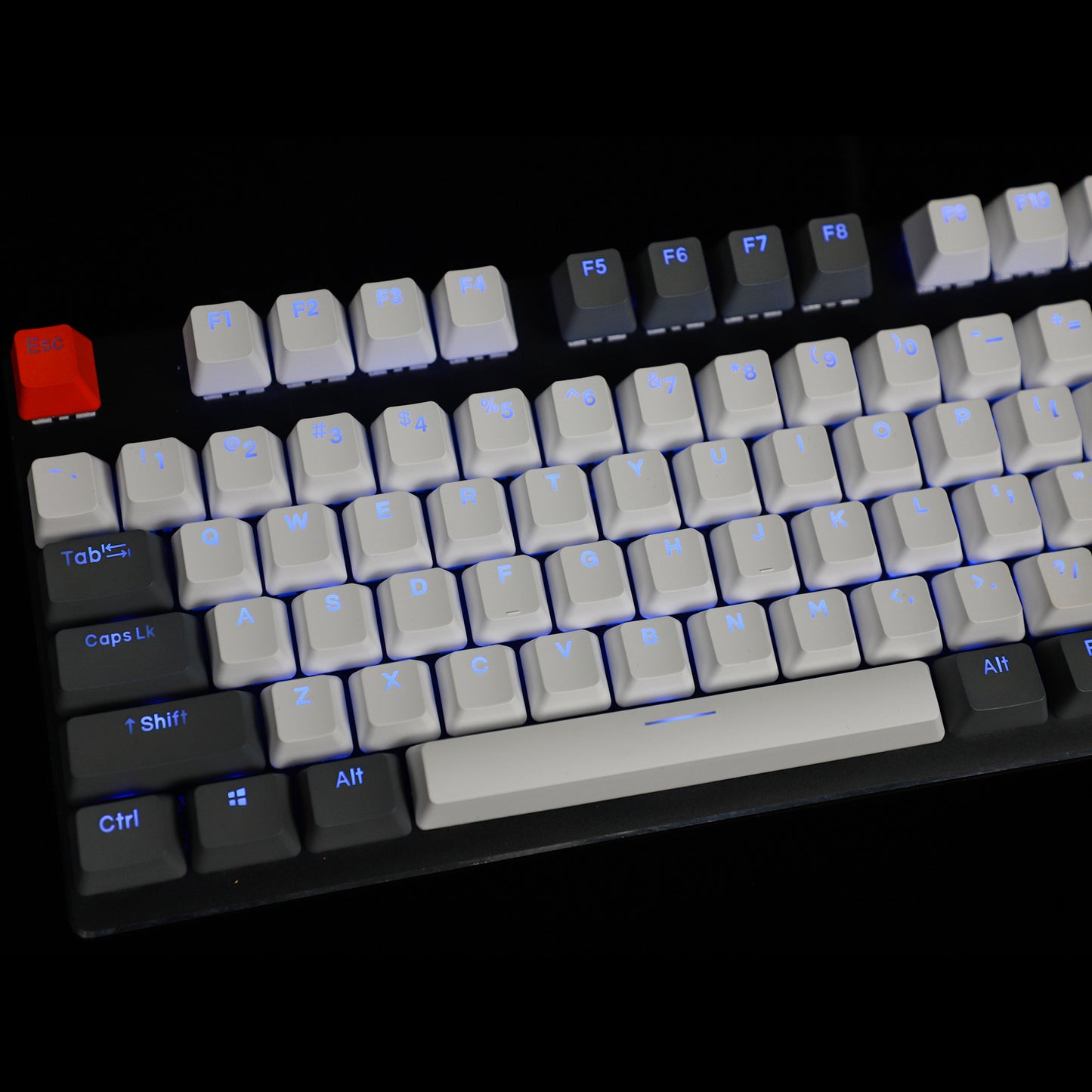 YMDK Custom Theme Backlit 122 Keycaps(Double Shot OEM Profile)