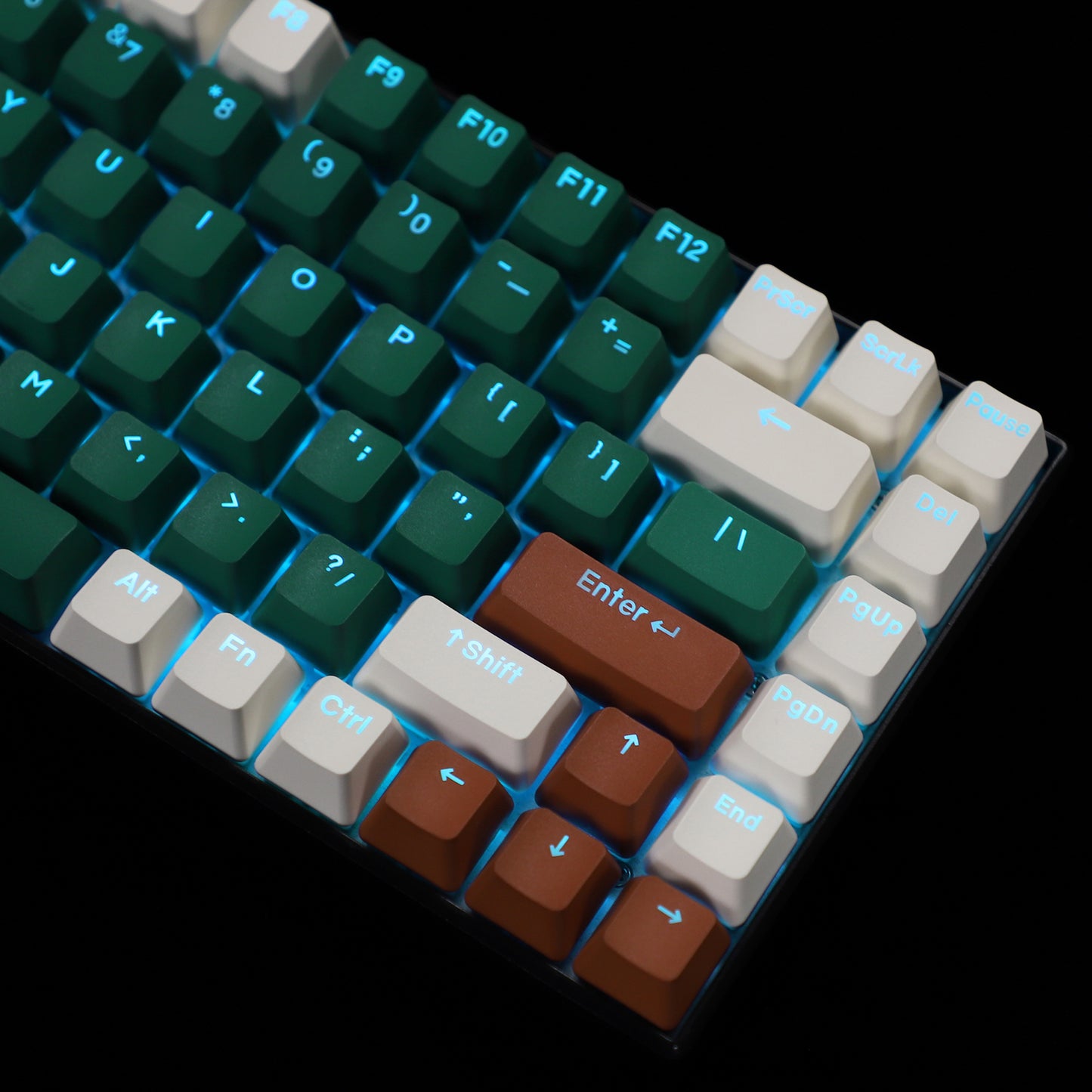 YMDK Marmoreal Backlit 122 Keycaps(Double Shot OEM Profile/104 87 84 68 Using)