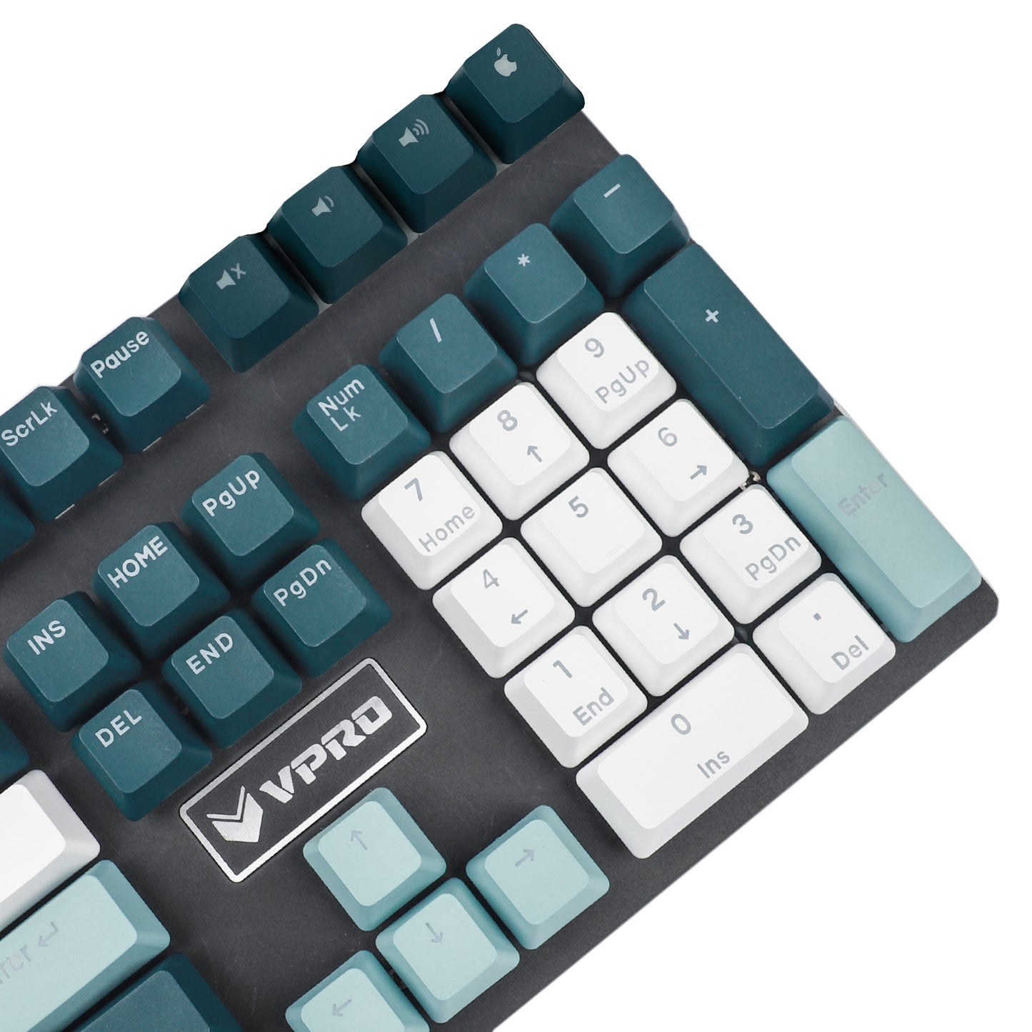 YMDK Botanical Backlit 124 Keycaps(Double Shot OEM Profile/104 87 84 68 Using)