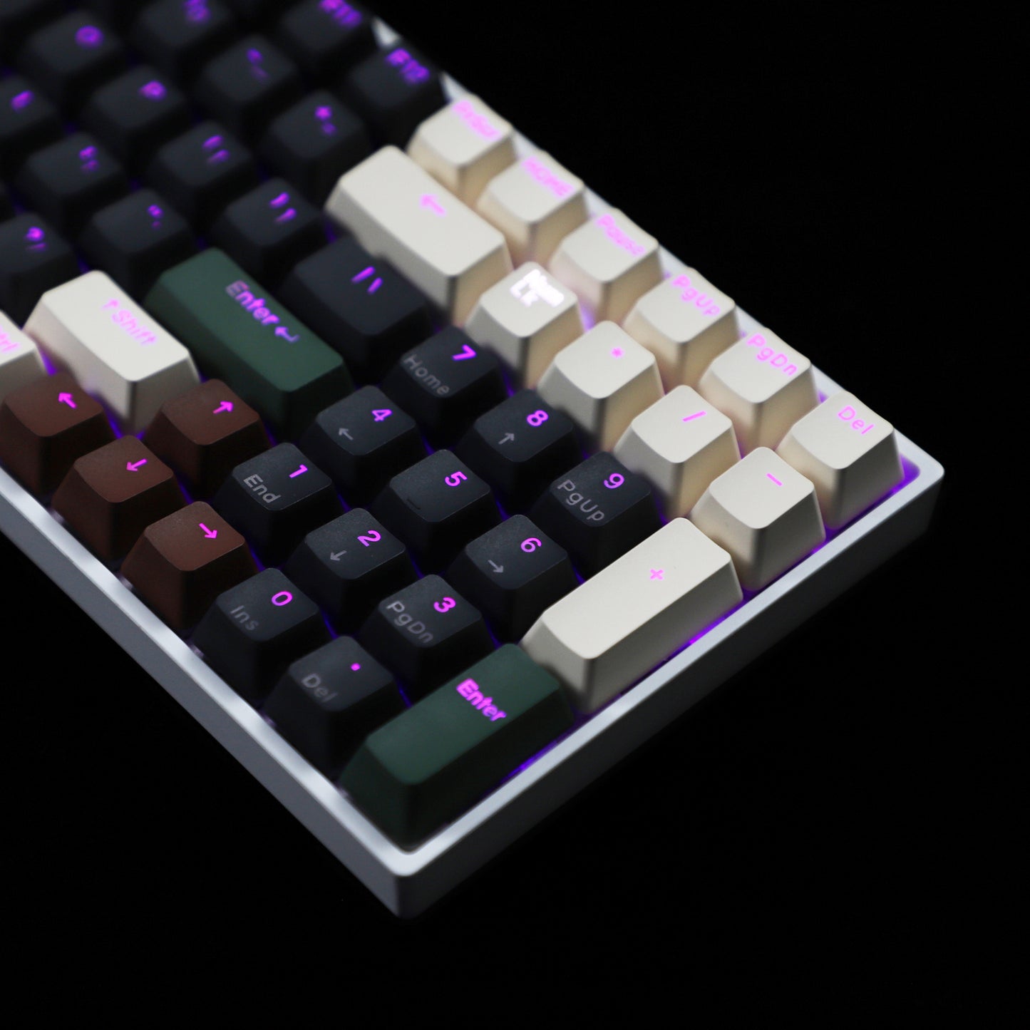 YMDK Wild Theme Backlit 122 Keycaps(Double Shot OEM Profile)