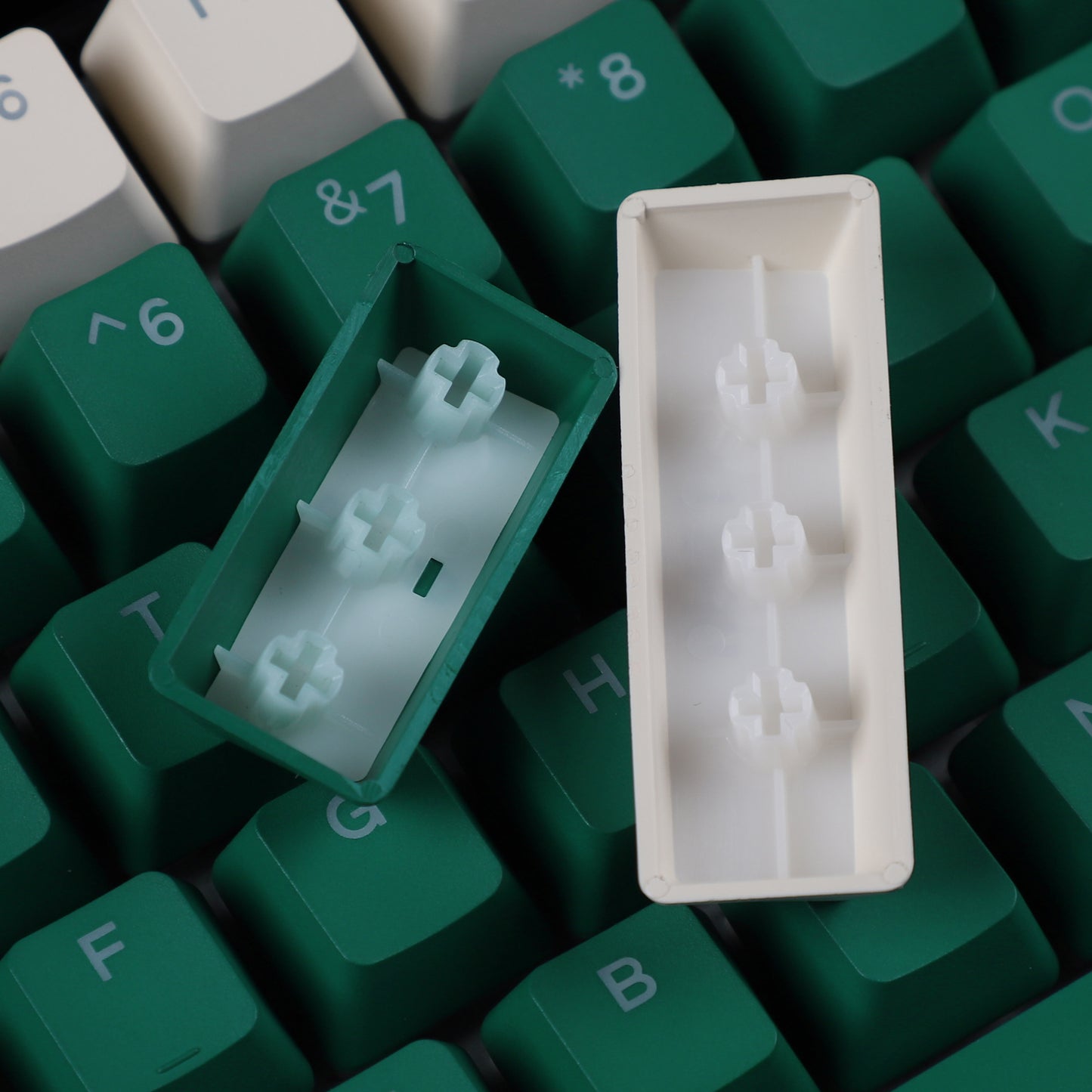 YMDK Marmoreal Backlit 122 Keycaps(Double Shot OEM Profile/104 87 84 68 Using)