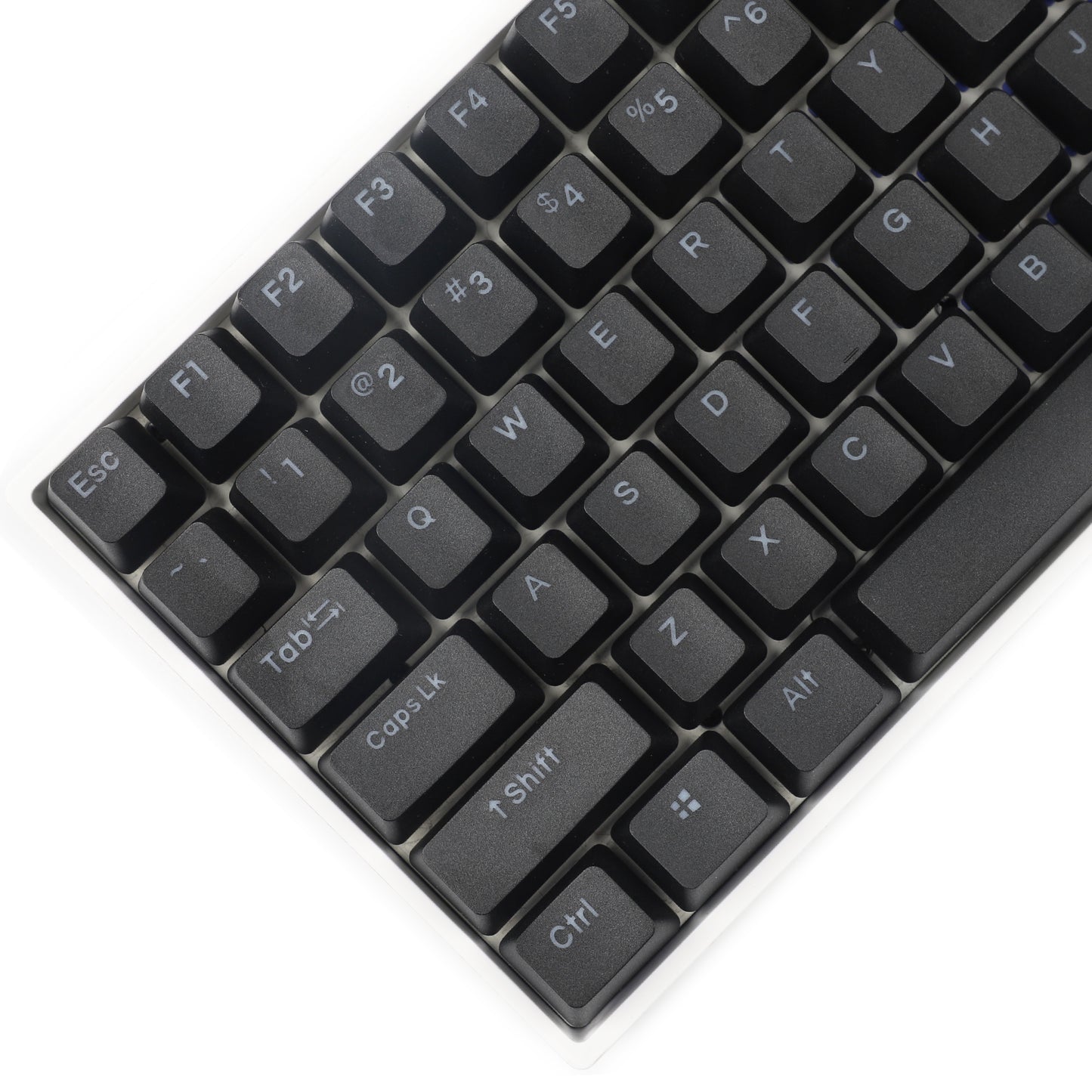 YMDK Black Backlit 122 Keycaps(Double Shot OEM Profile)