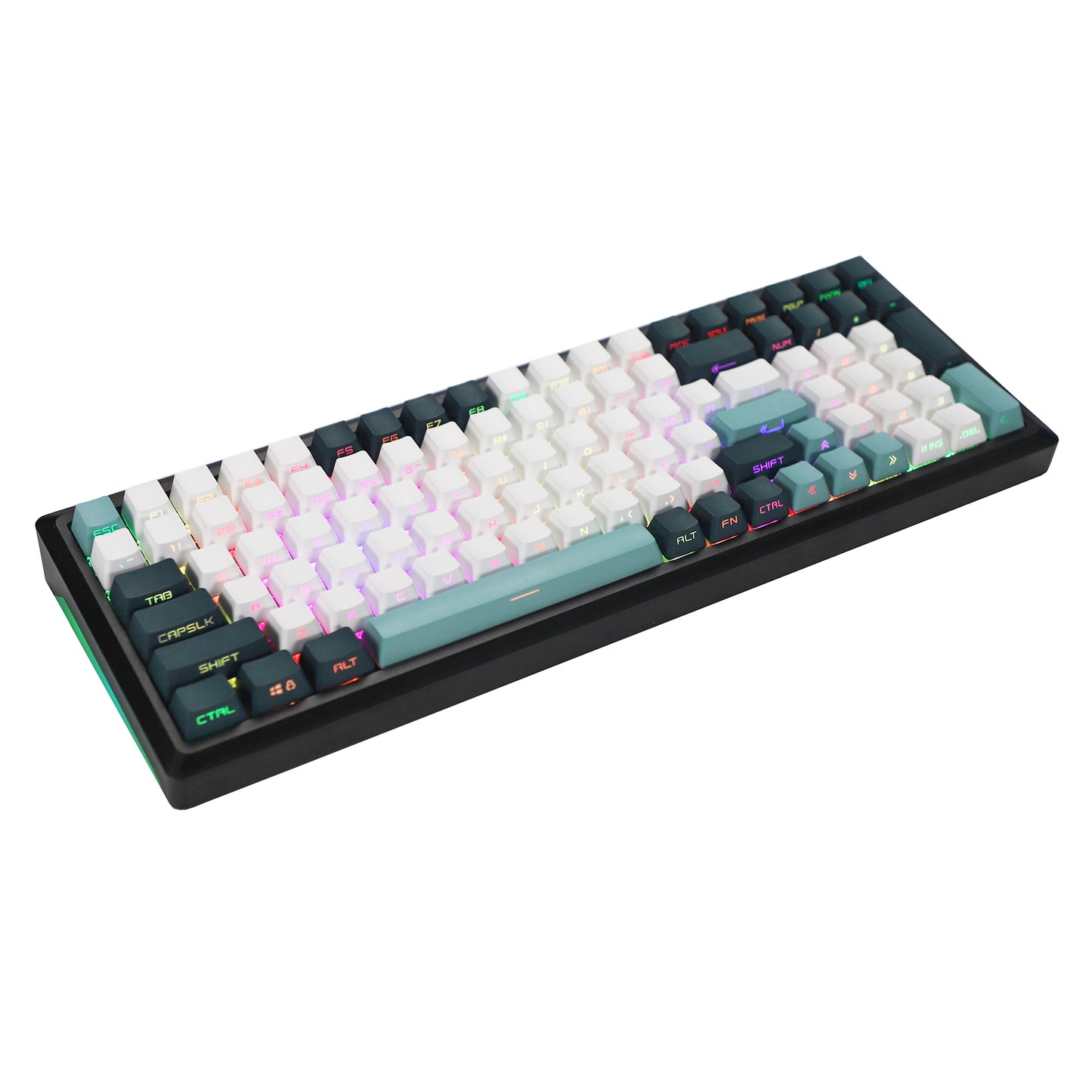 YMDK Botanical Sidelit 134 Keycaps(Double Shot OEM Profile/104 96 87 84 68 Using)