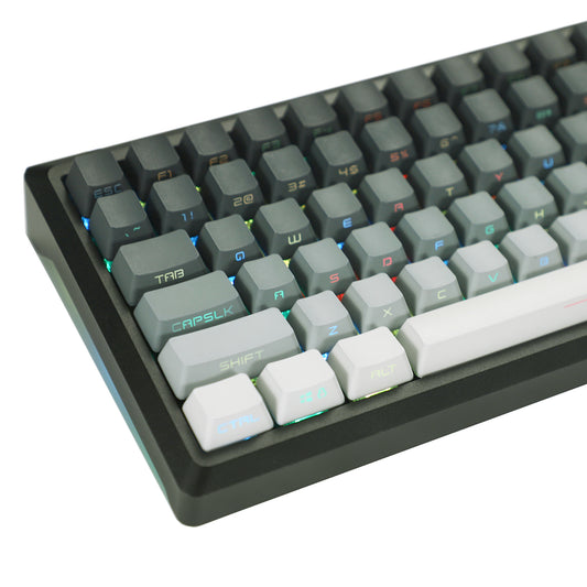 YMDK 134 Polar Sidelit Keycaps(Double Shot OEM Profile/108 TKL 61 65% NJ80 NCR80 84 96 Using)