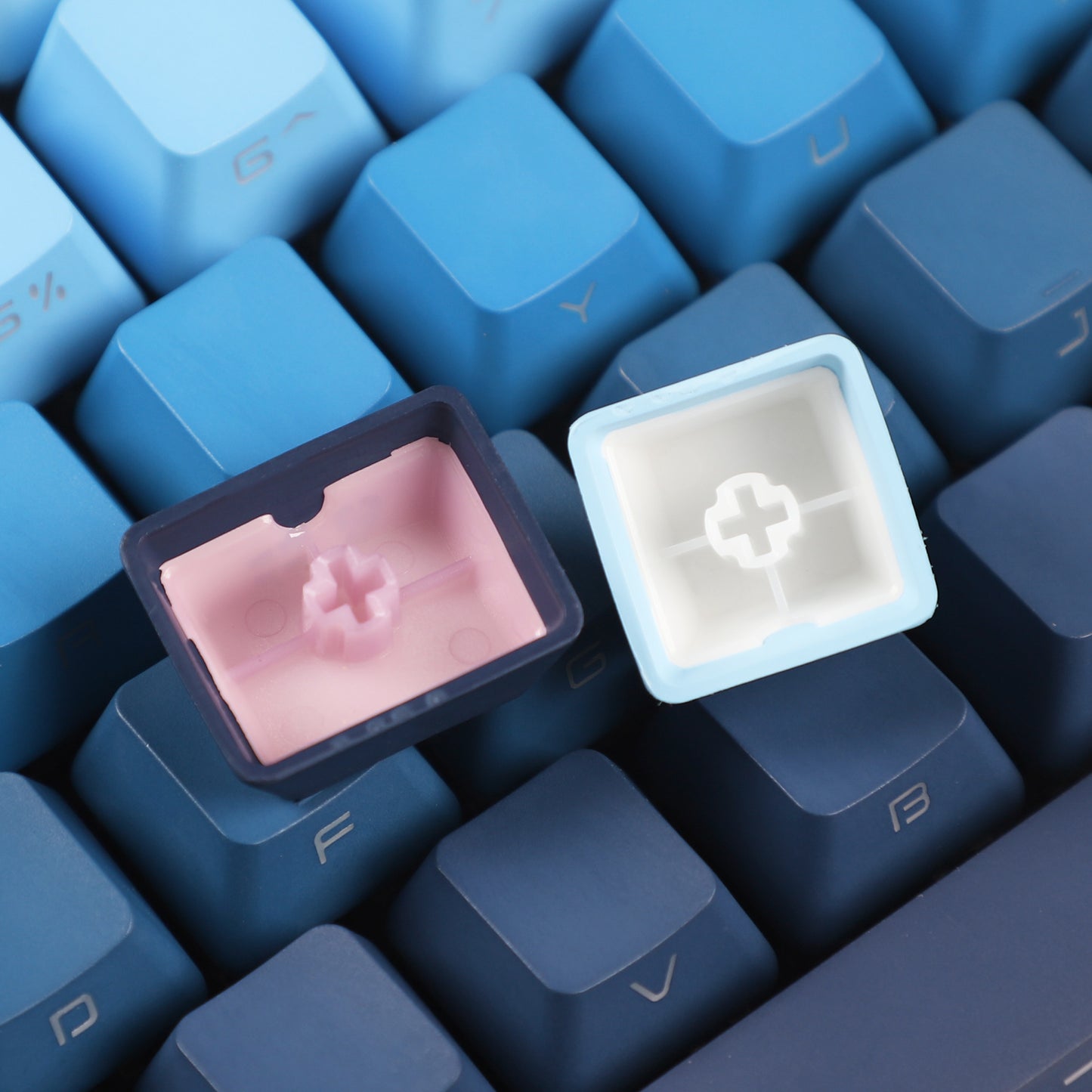 YMDK OEM Profile 133 Side-lit Keycap(PBT Double Shot Shine Through Backlit )