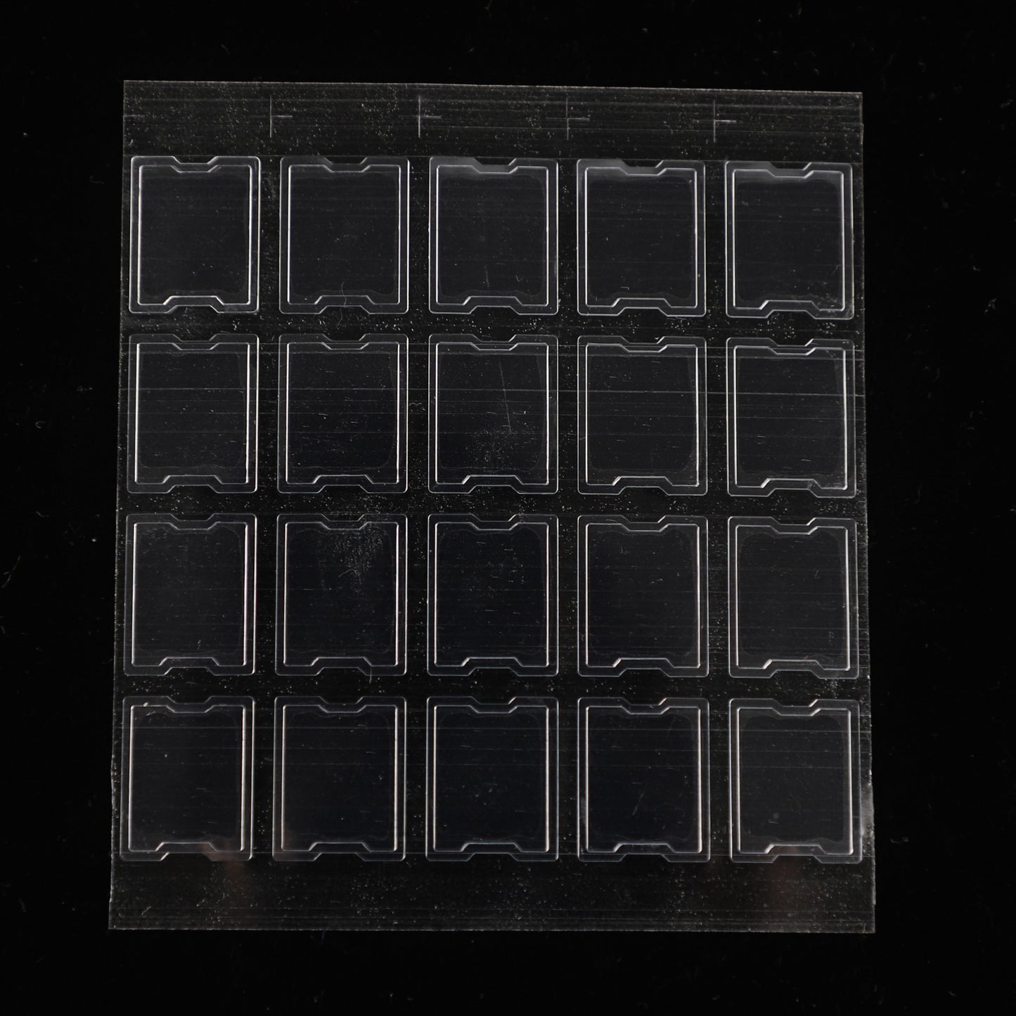 Clear / White MX Switch Film HTV PC Poron(Cherry Gateron JWK Switches Using)
