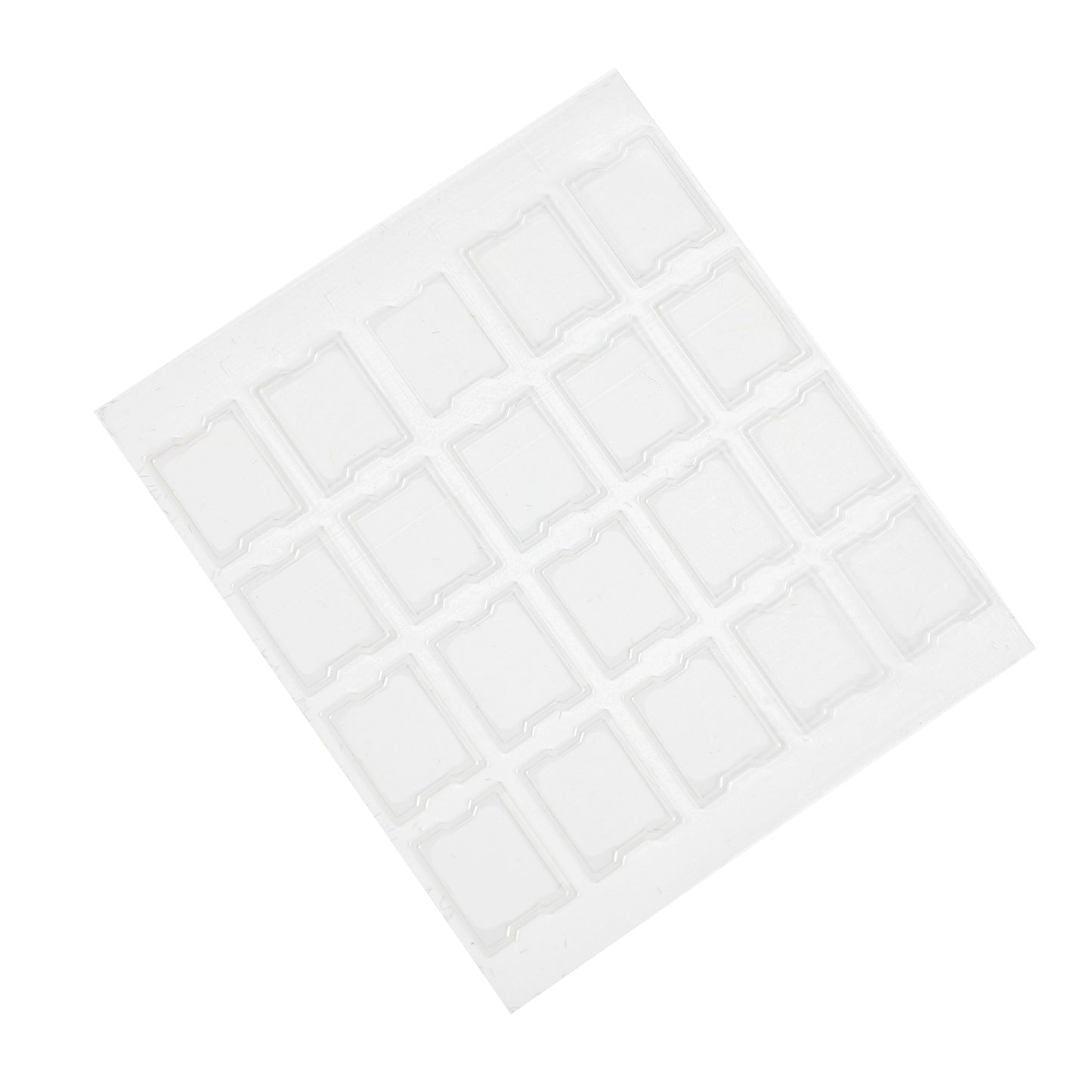 Clear / White MX Switch Film HTV PC Poron(Cherry Gateron JWK Switches Using)