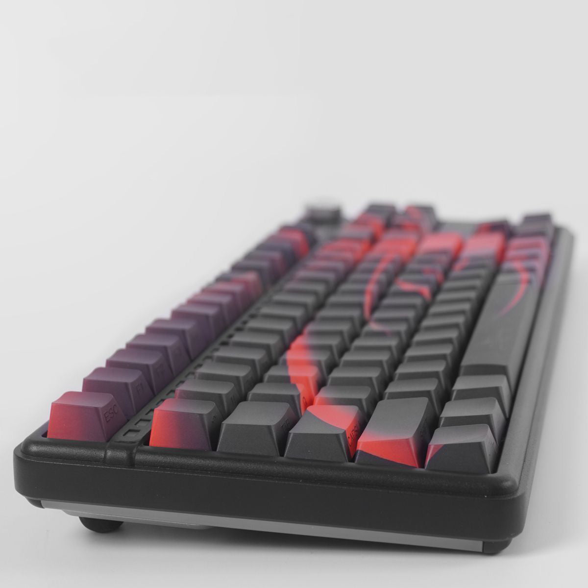 YMDK Earth Magnetic Field Series Keycaps 128 keycap Cherry Profile Sidelit Shine Through Dye Sub Thick PBT Keycaps for MX Mechanical keyboard