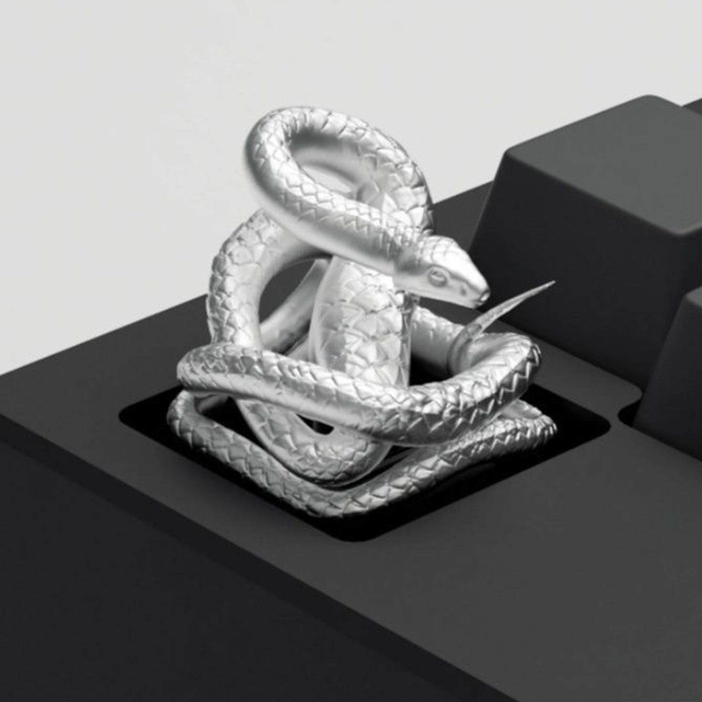 YMDK Spirit Snake Keycaps Personalized Keycaps Cool Trendy Novel Custom Three-dimensional Resin Keycap Suitable for MX Mechanical Keyboard