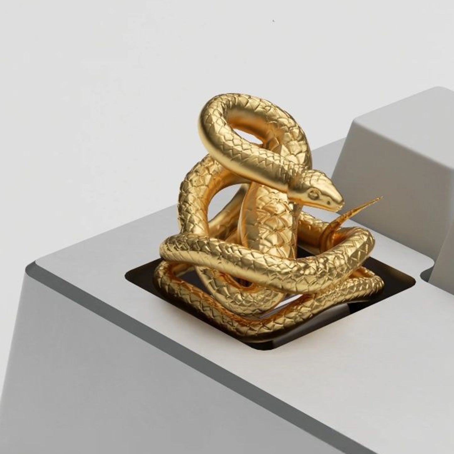 YMDK Spirit Snake Keycaps Personalized Keycaps Cool Trendy Novel Custom Three-dimensional Resin Keycap Suitable for MX Mechanical Keyboard