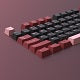 YMDK Spades Q Theme Keycaps 126 Keys Cherry Profile PBT Dye Sub Keycaps Cool Custom Key Caps for MX Mechanical Keyboards