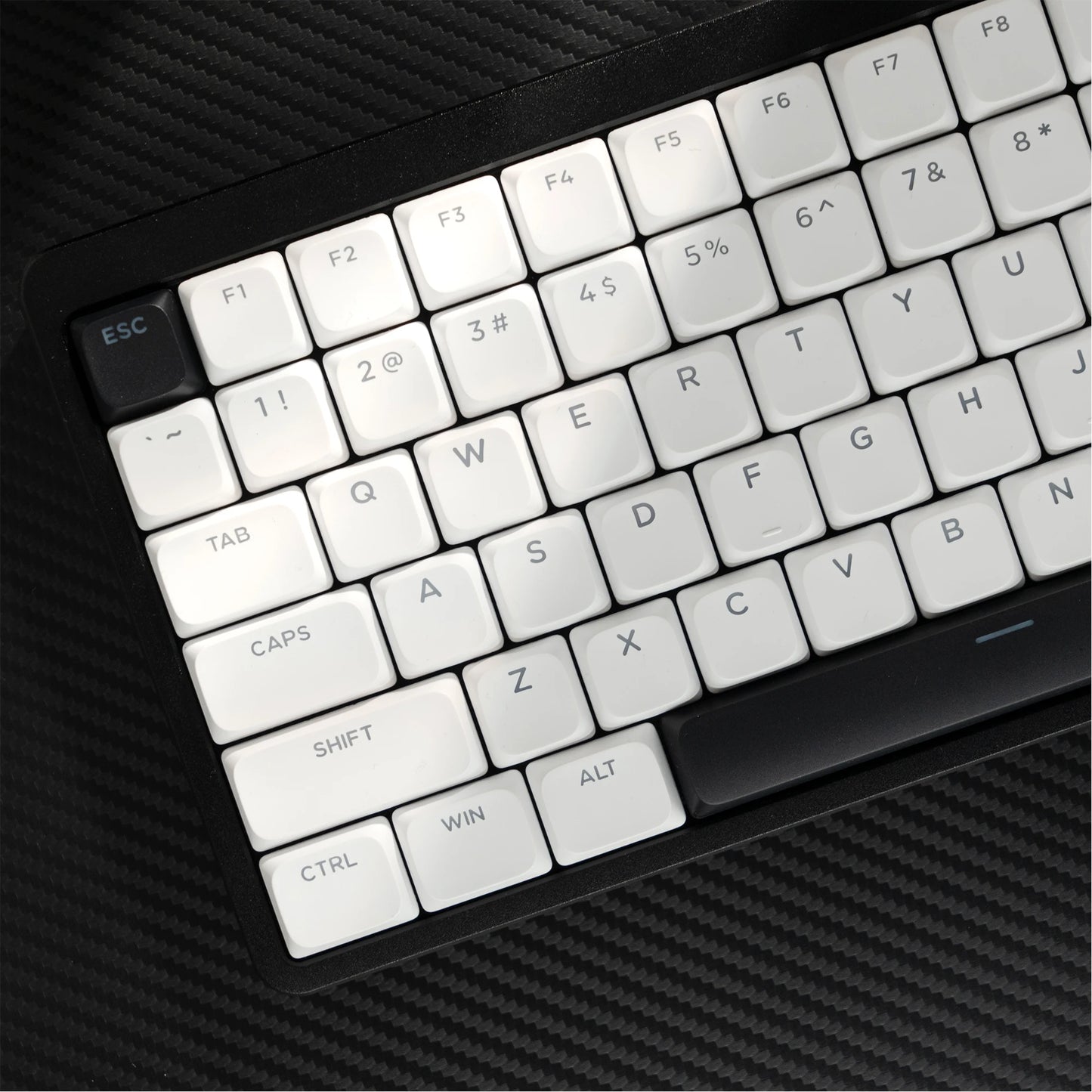 YMDK Ultra-slim Low Profile Keycaps 127 Keys Dye-Sub JWA Profile Backlit Shine Through Keycap for nuphy keychron 61/68/87/98/104/108 MX Ultra-Slim Keyboard