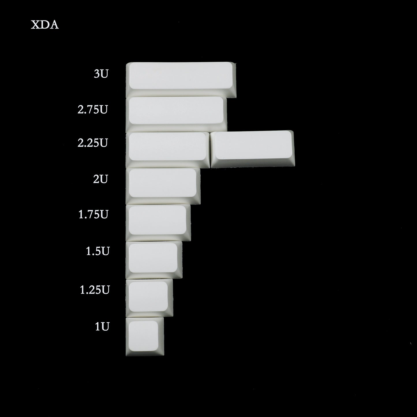 XDA Profile Convex Spacebar Kit(9 pcs)