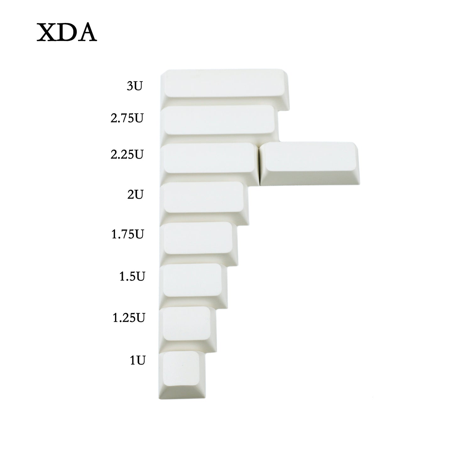 XDA Profile Convex Spacebar Kit(9 pcs)
