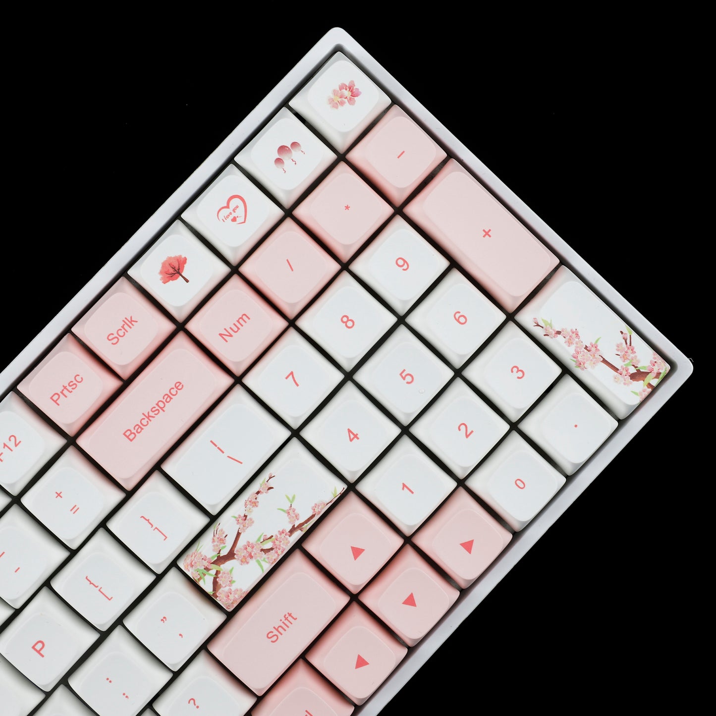 YMDK Blossom Theme 132 Keycaps (Dye Sub ZDA Profile 1.55m)