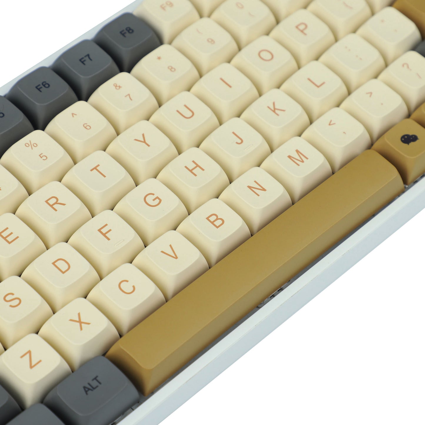 YMDK 125 Shimmer Keycaps(Dye Sub XDA Profile 1.35mm Thickness)