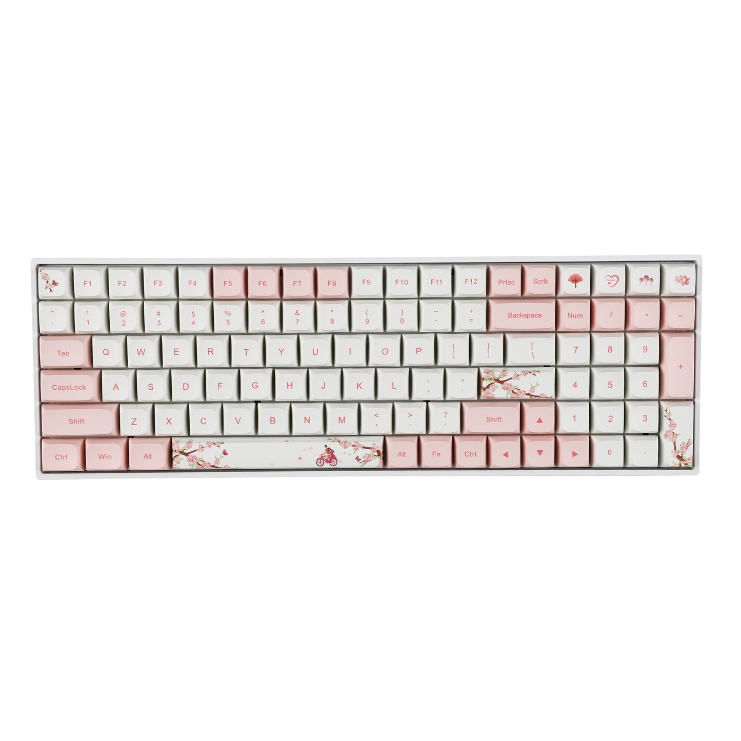 YMDK Blossom Theme 132 Keycaps (Dye Sub ZDA Profile 1.55m)