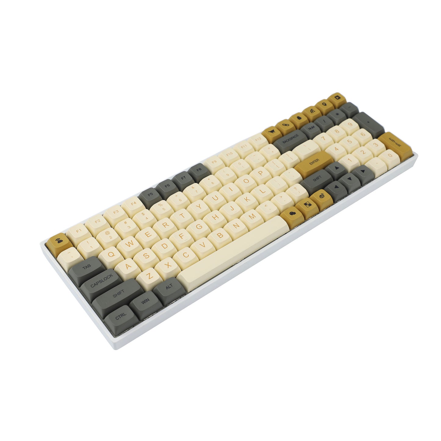 YMDK 125 Shimmer Keycaps(Dye Sub XDA Profile 1.35mm Thickness)