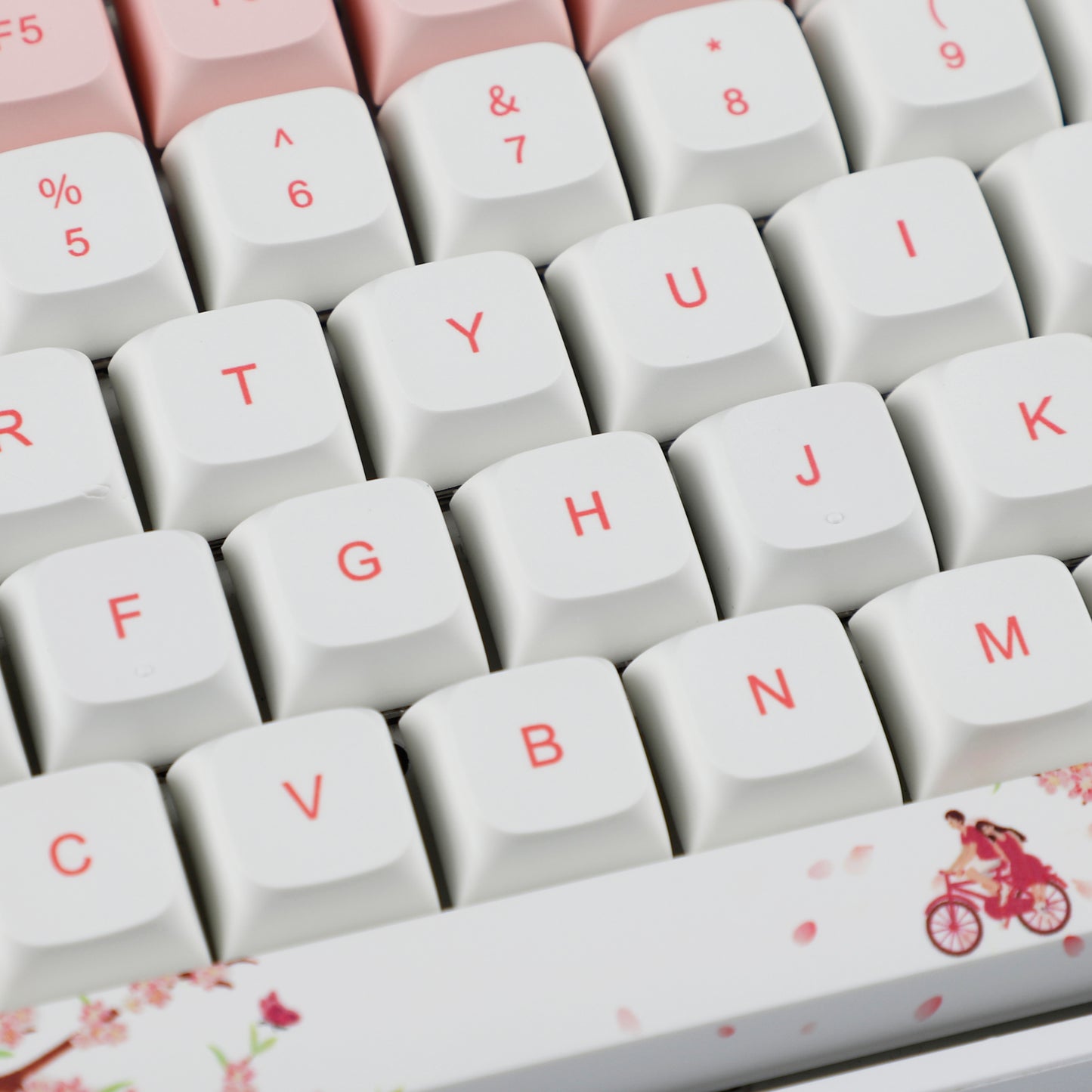 YMDK Blossom Theme 132 Keycaps (Dye Sub ZDA Profile 1.55m)